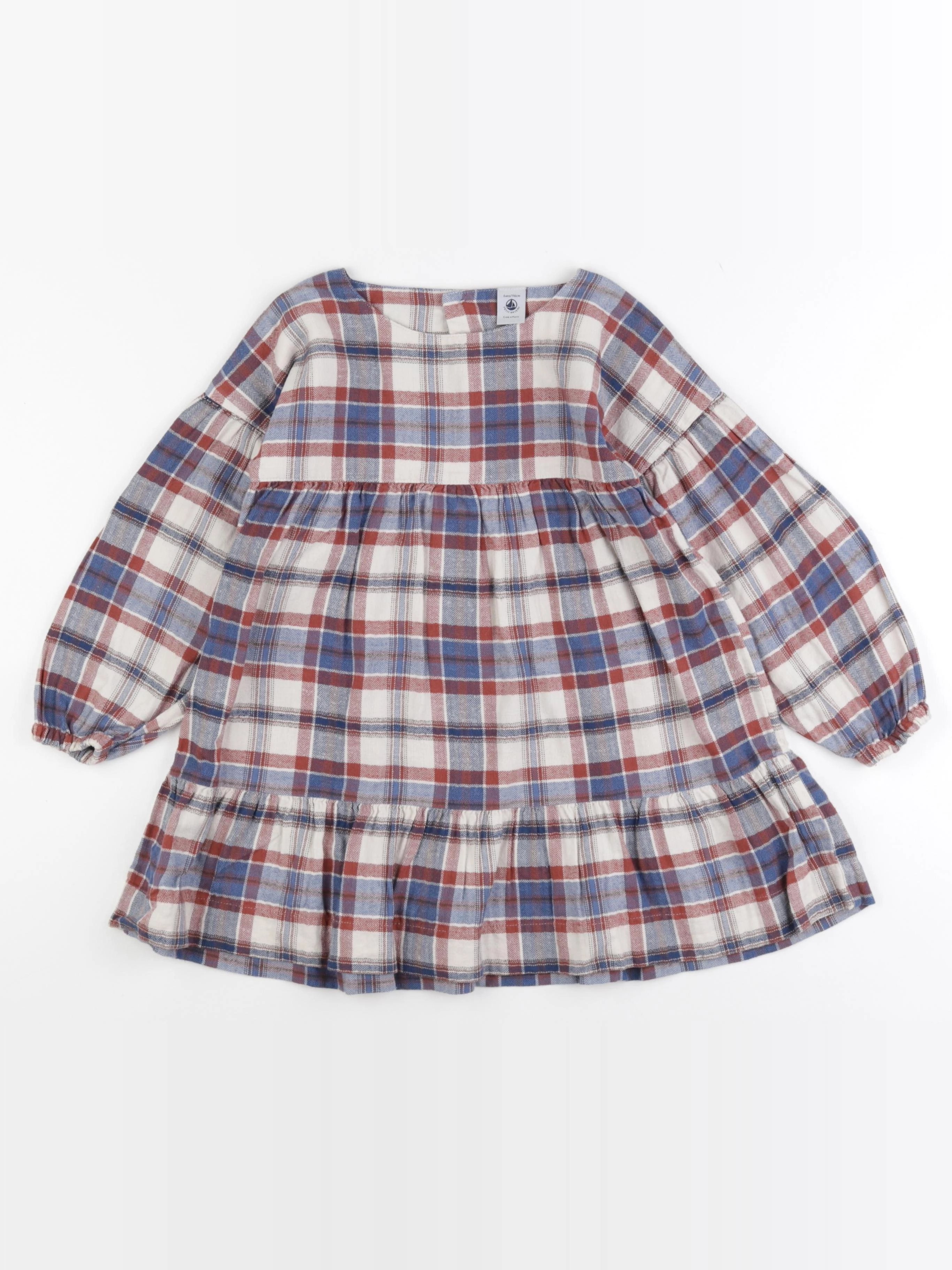Petit Bateau - robe multicolore - 6 ans
