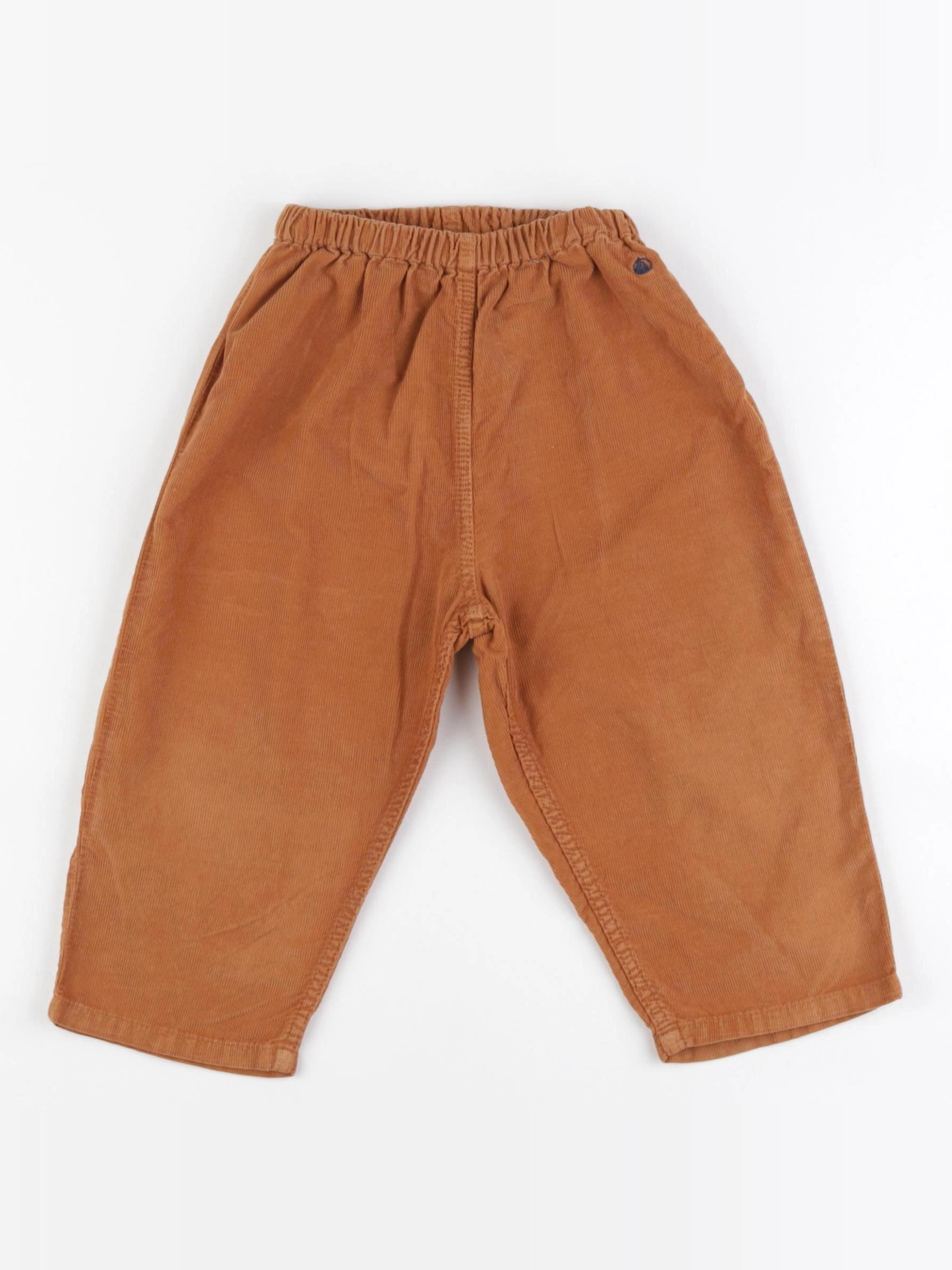 Petit Bateau - pantalon marron - 24 mois