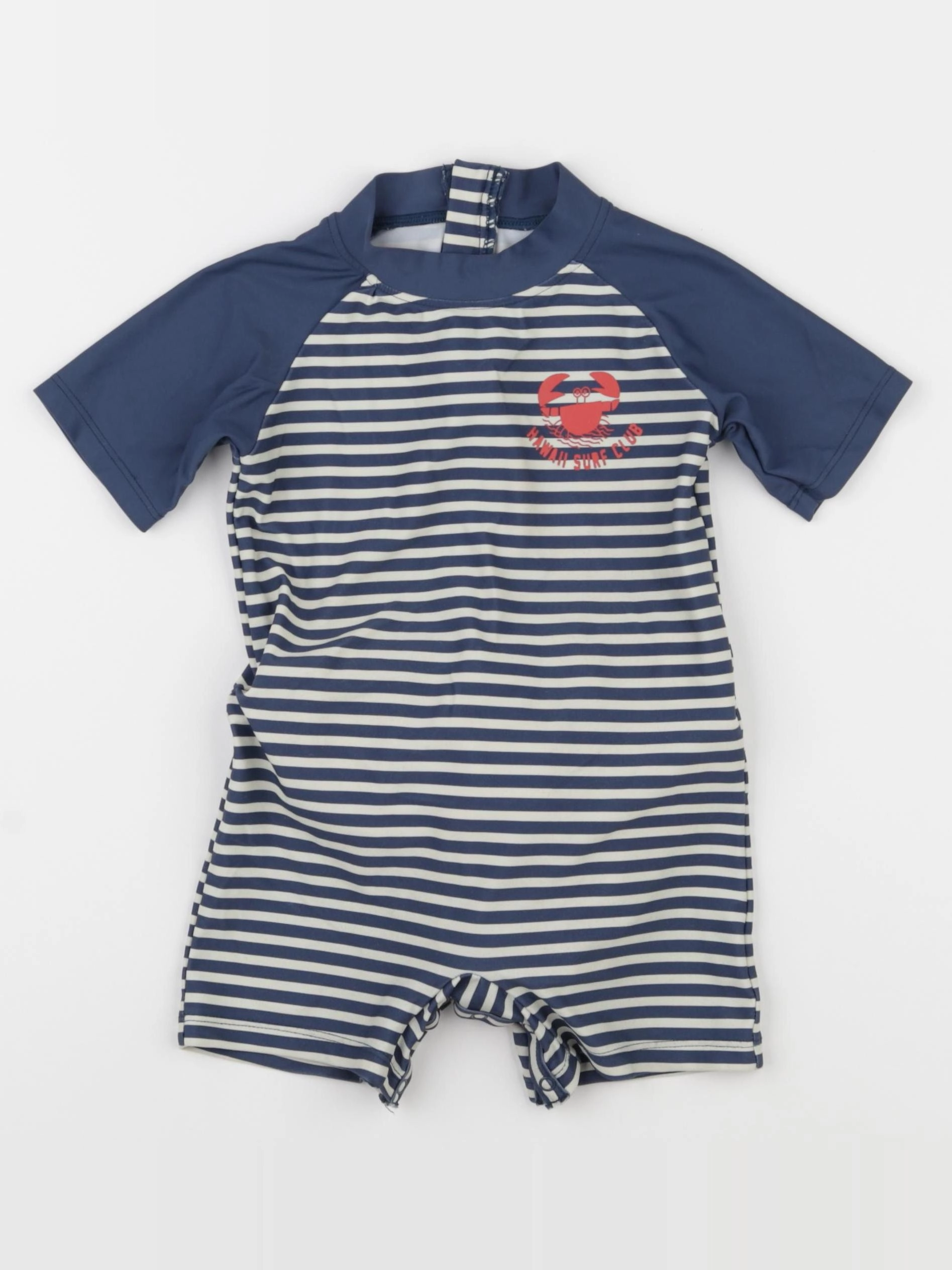 Vertbaudet - maillot de bain bleu - 6 mois