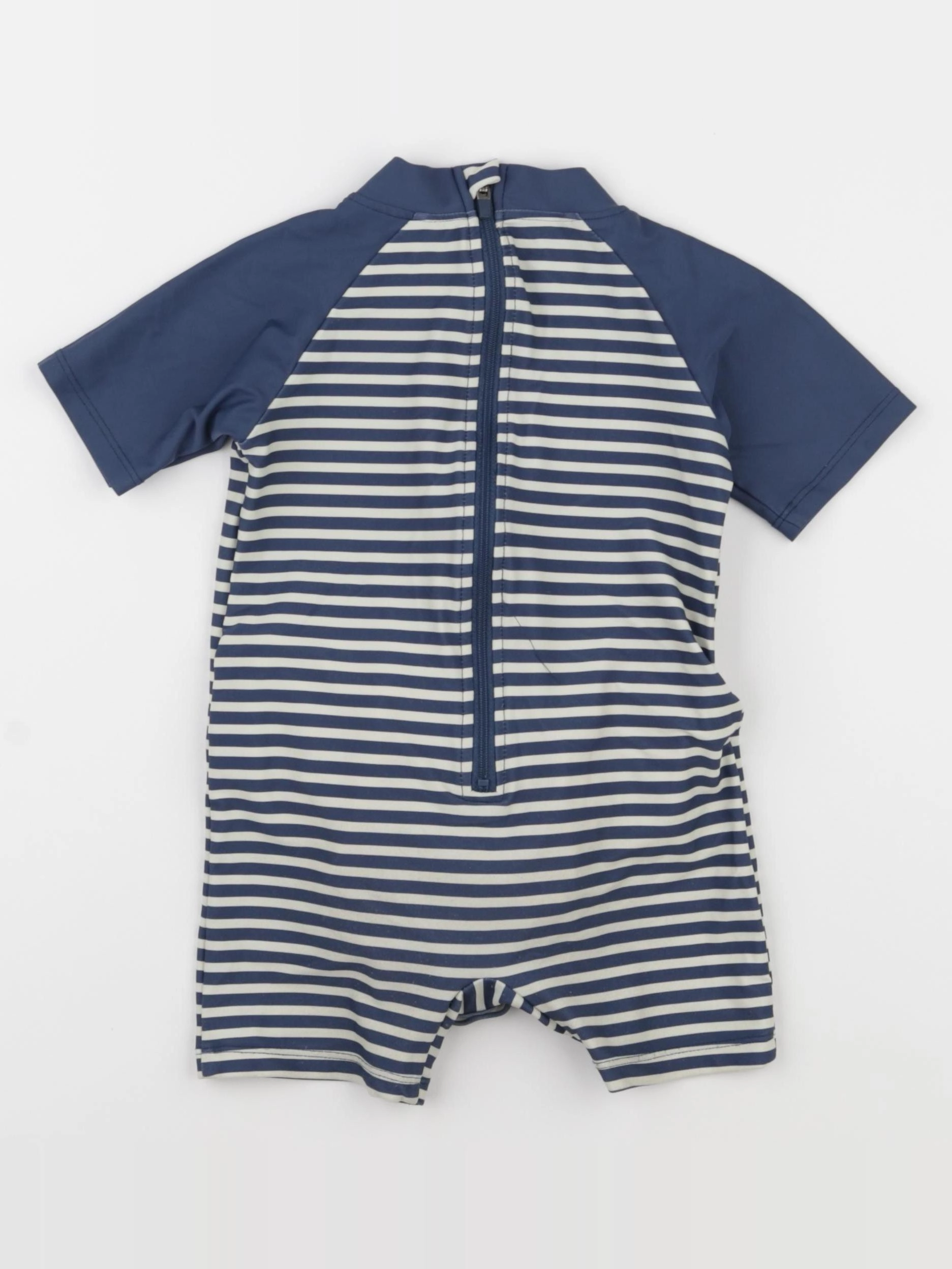 Vertbaudet - maillot de bain bleu - 6 mois