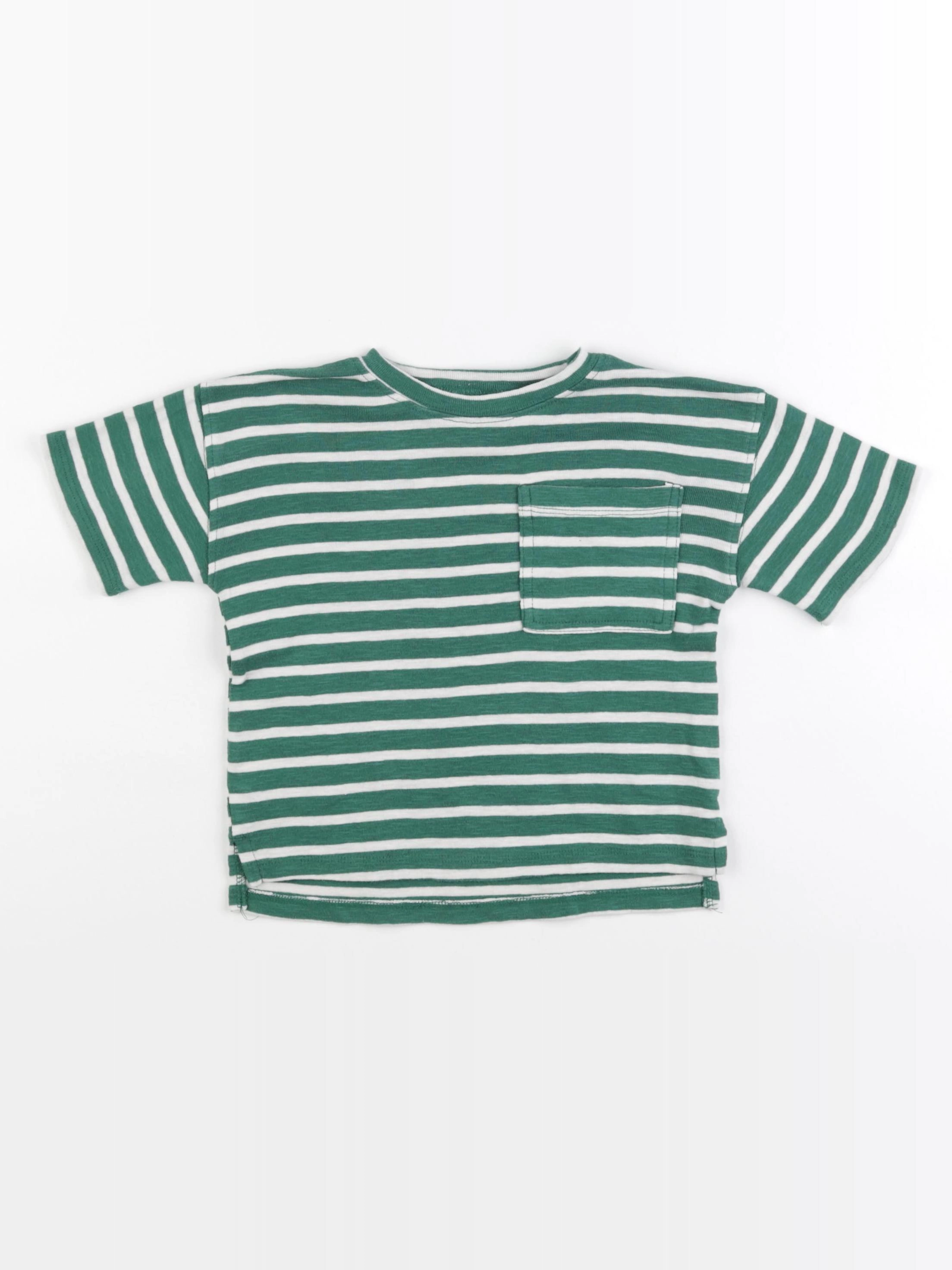 Zara - tee-shirt vert - 18/24 mois
