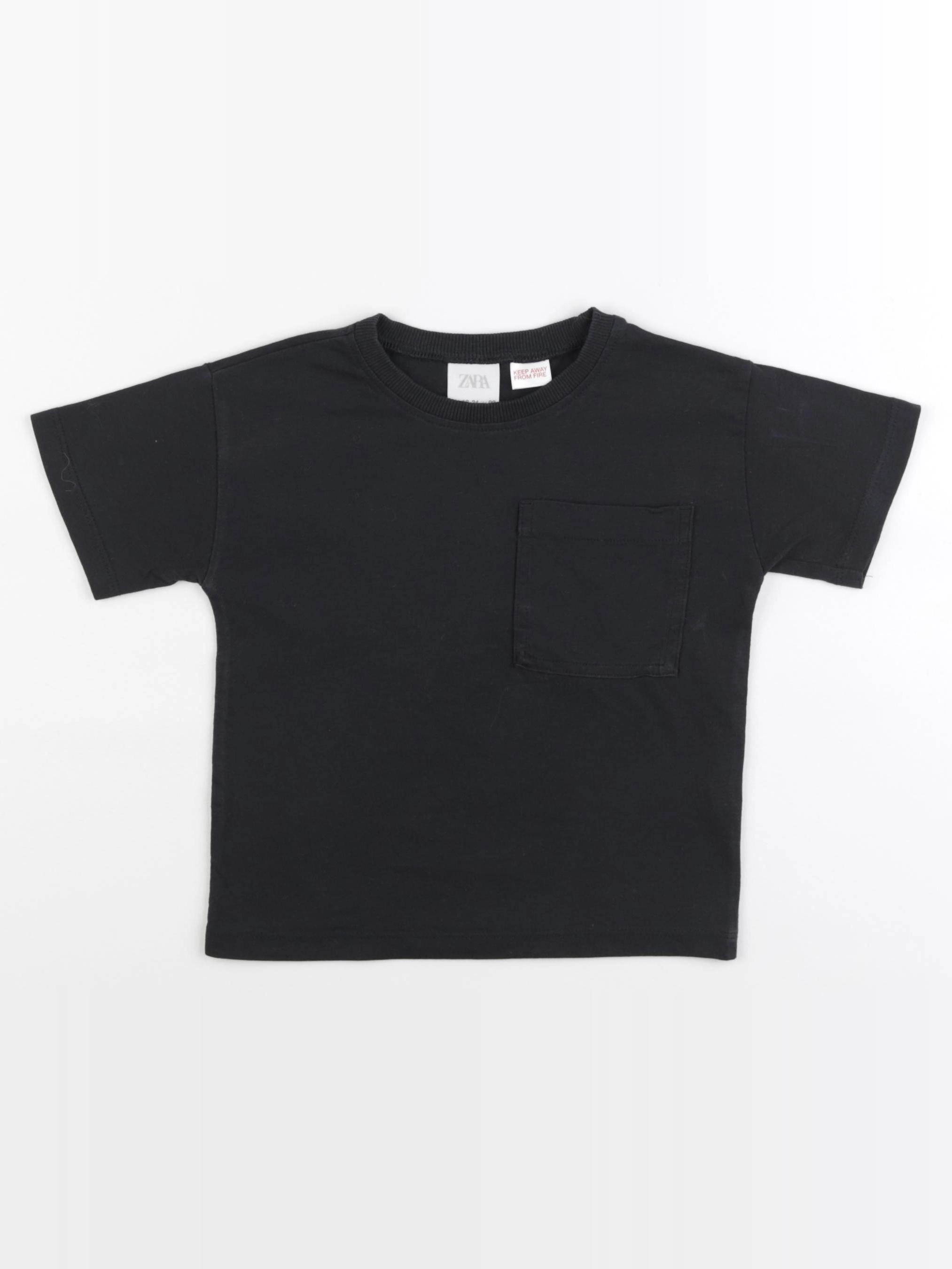 Zara - tee-shirt noir - 18/24 mois