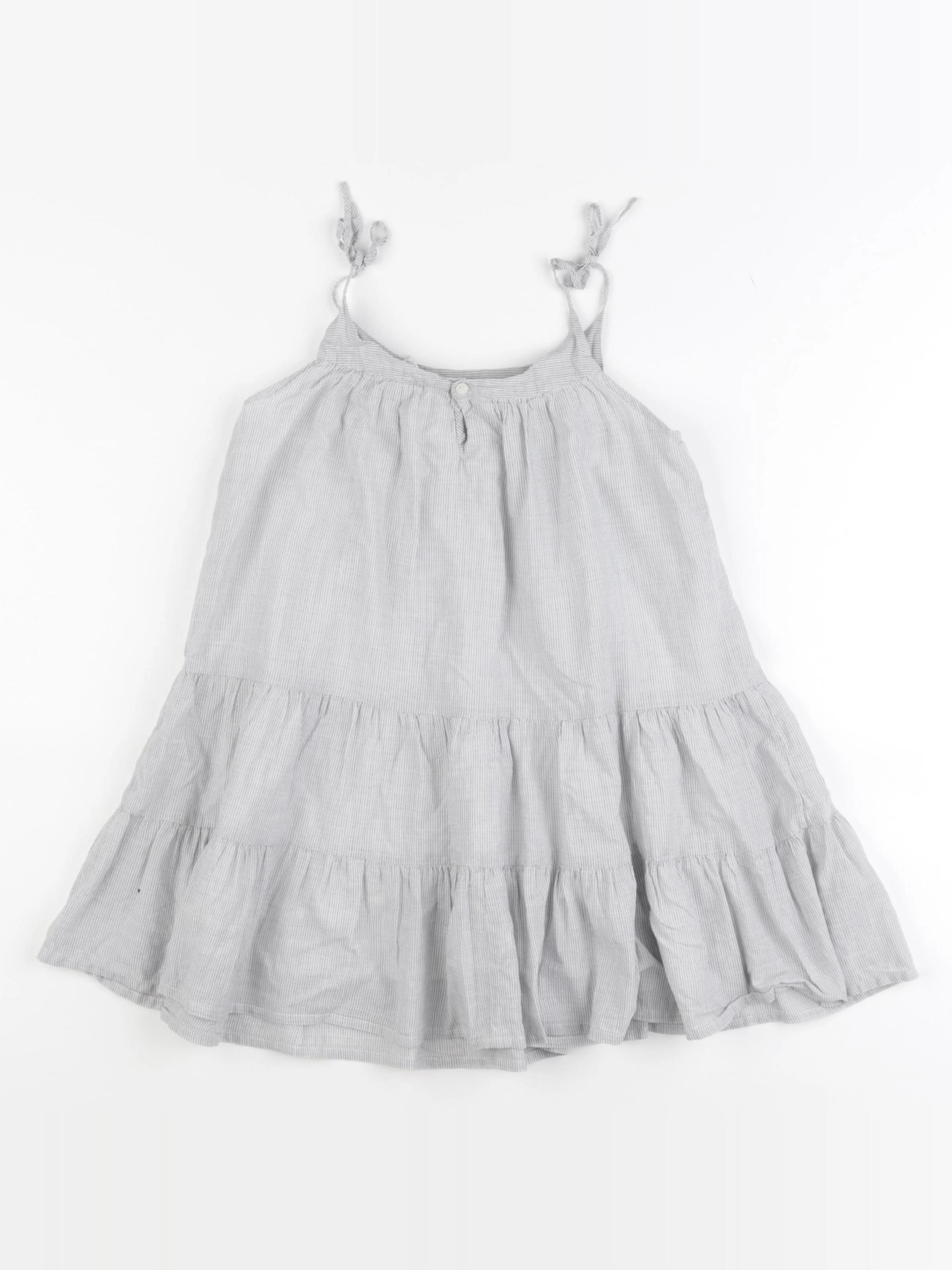 Bonpoint - robe gris, argent - 4 ans