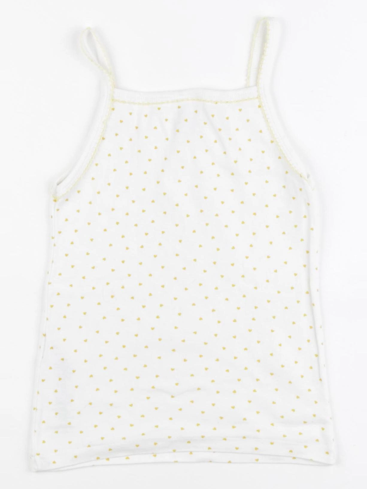 Petit Bateau - maillot de corps jaune - 5 ans