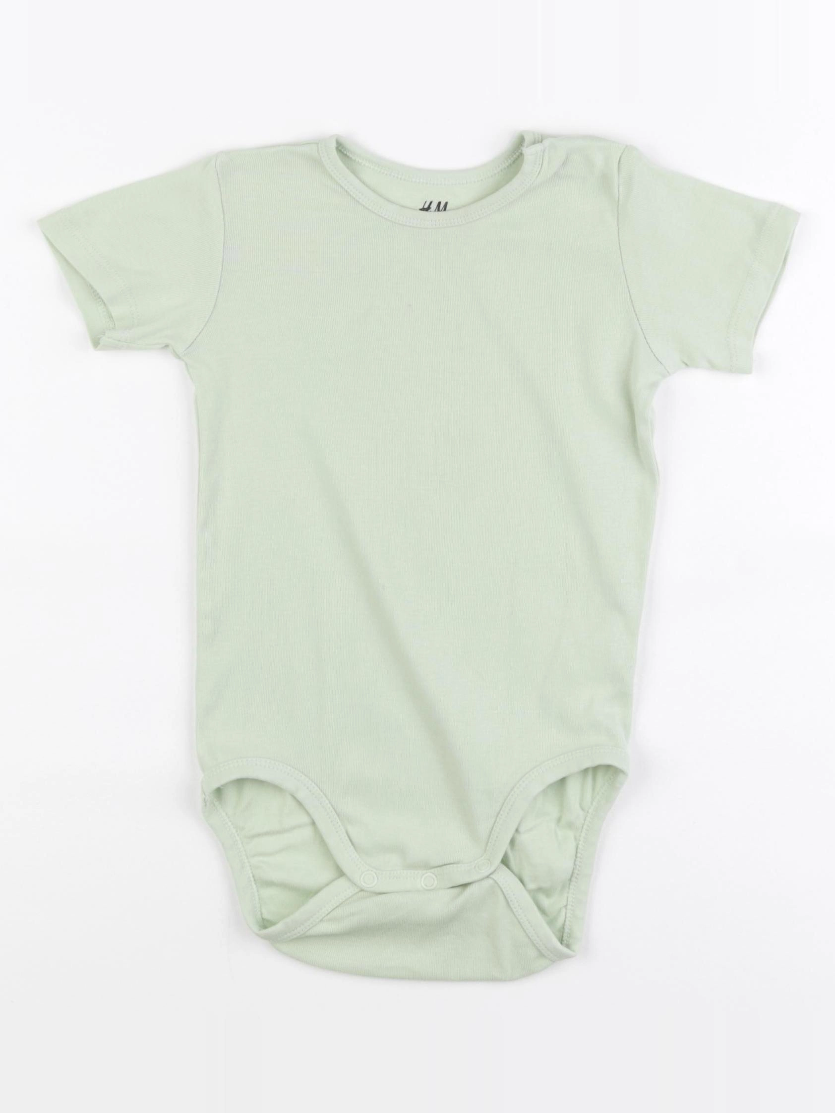 H&M - body vert - 1 an à 2 ans