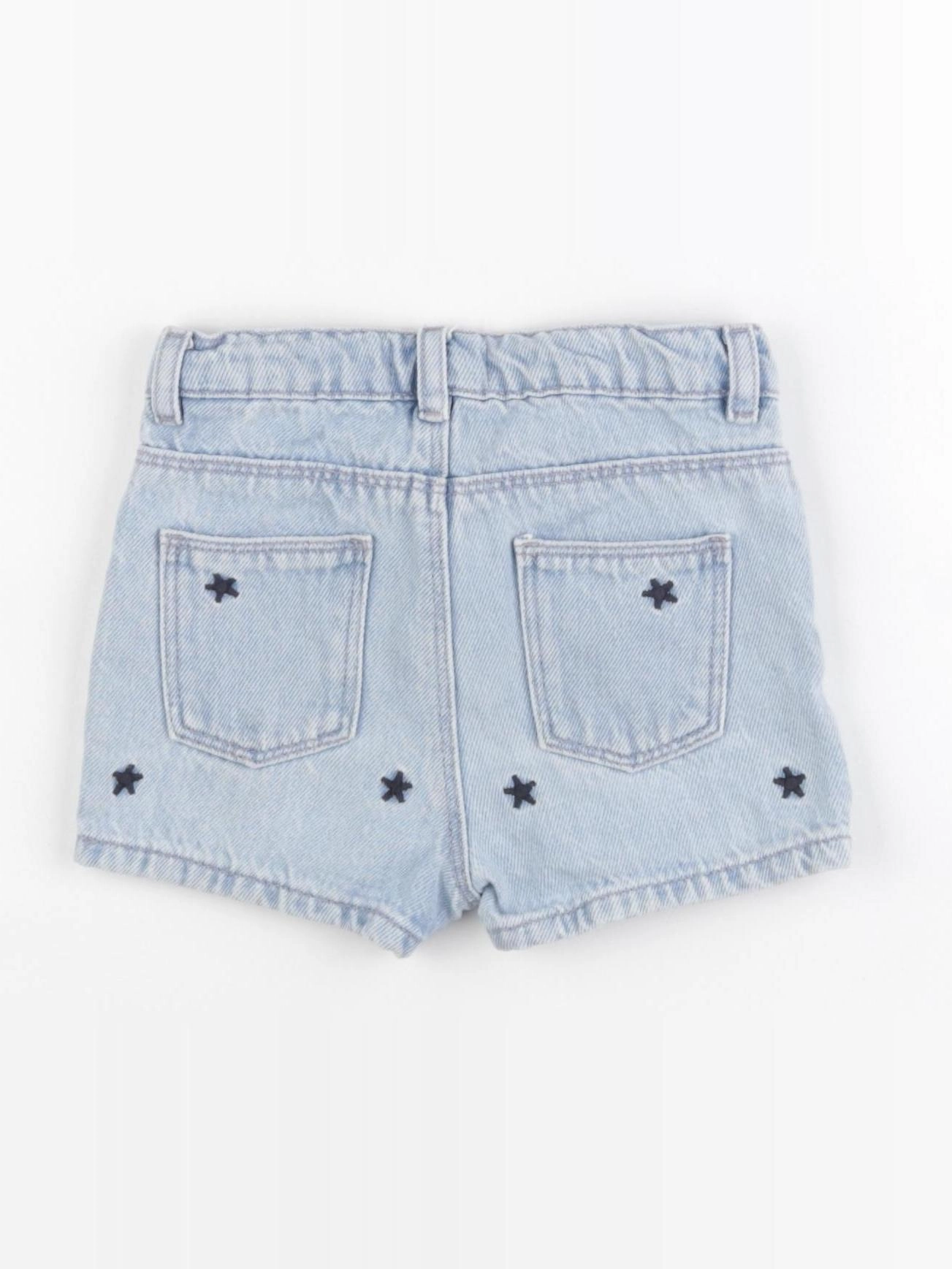 Mango - short bleu - 9/12 mois