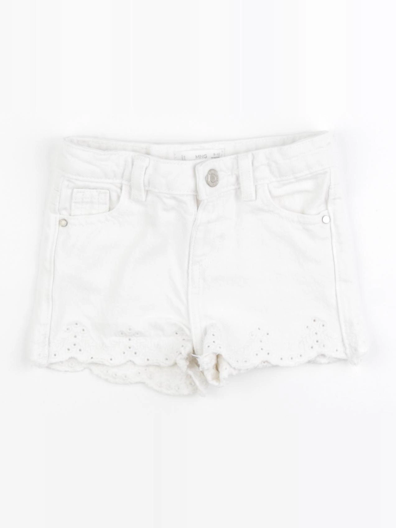 Mango - short blanc - 9/12 mois