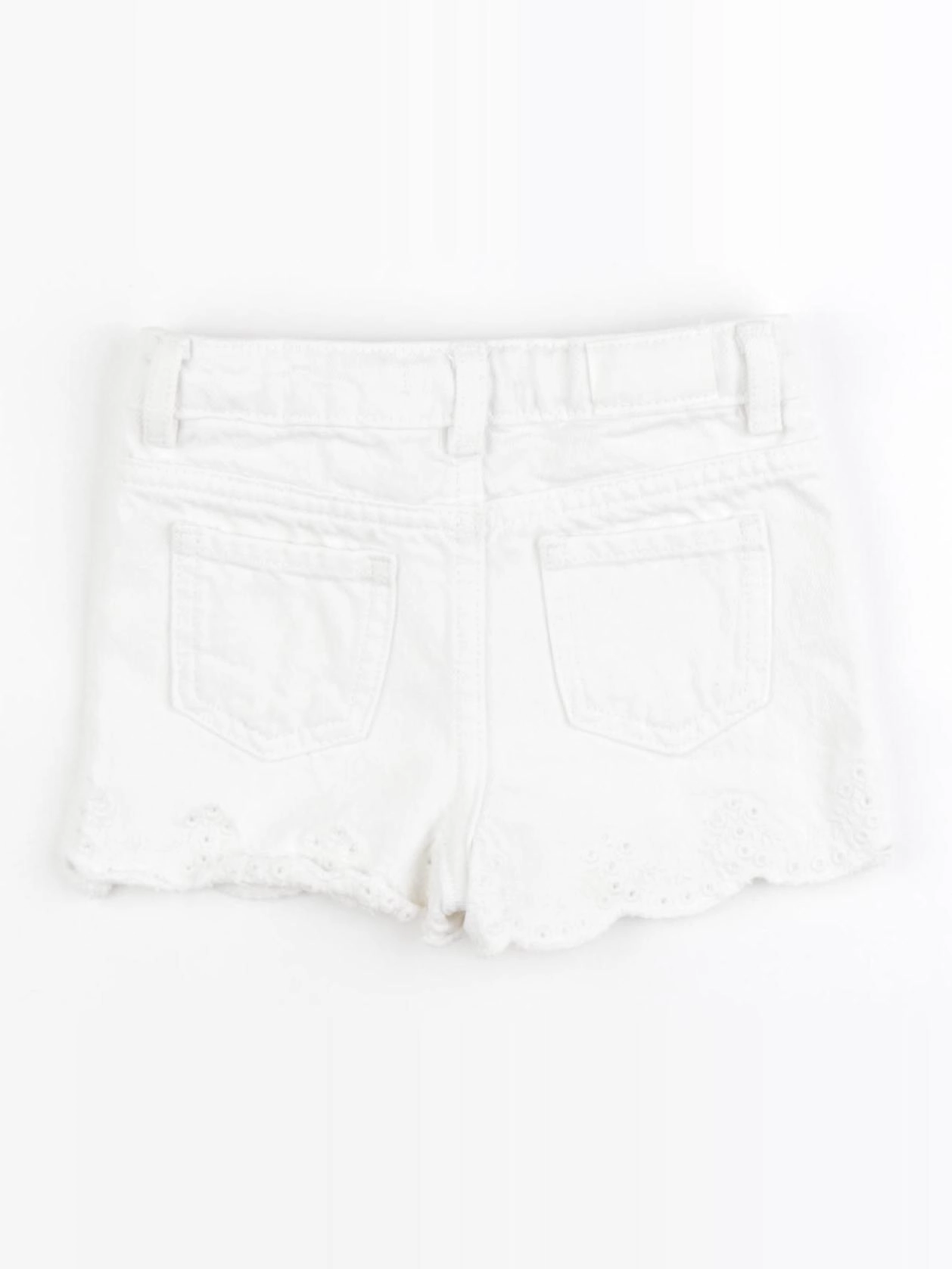 Mango - short blanc - 9/12 mois