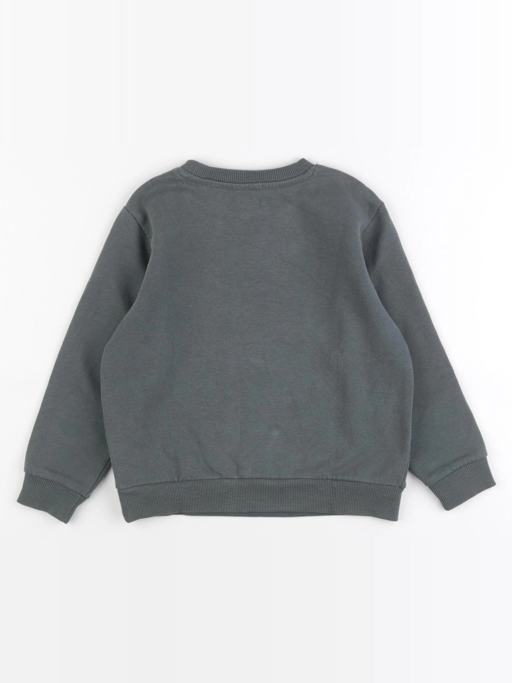 Vertbaudet - sweat vert - 5 ans