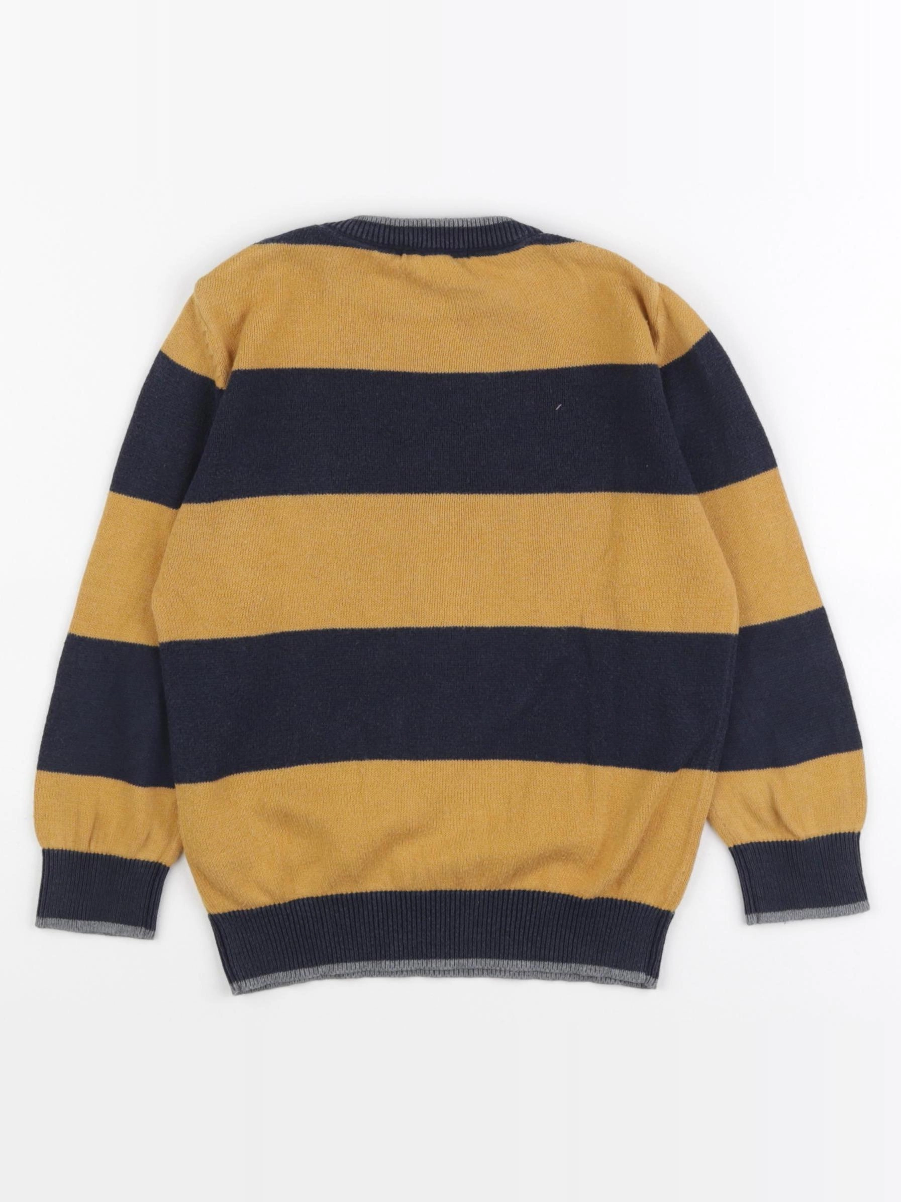Vertbaudet - pull jaune - 4 ans