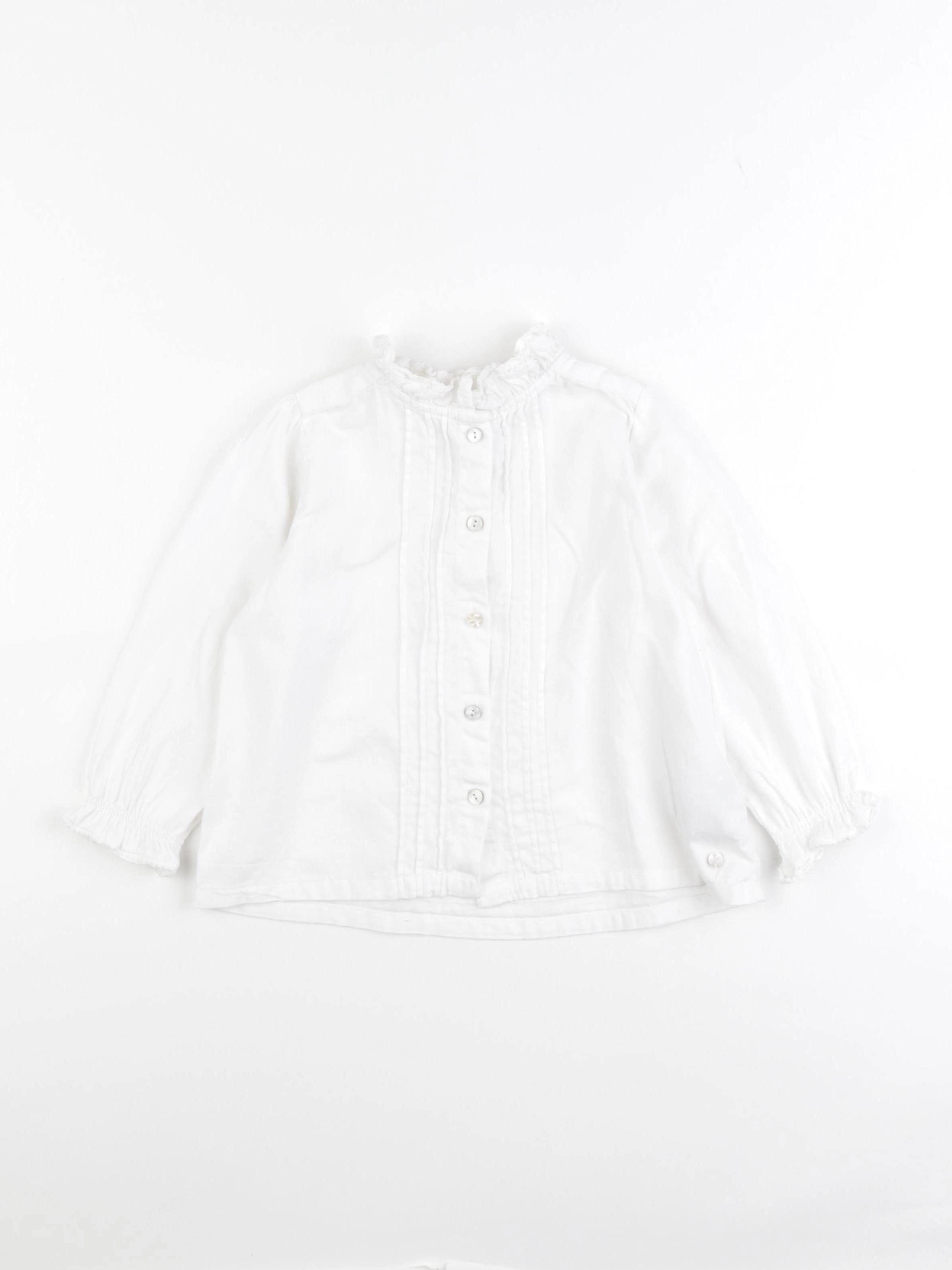 Zippy - blouse blanc - 3/4 ans