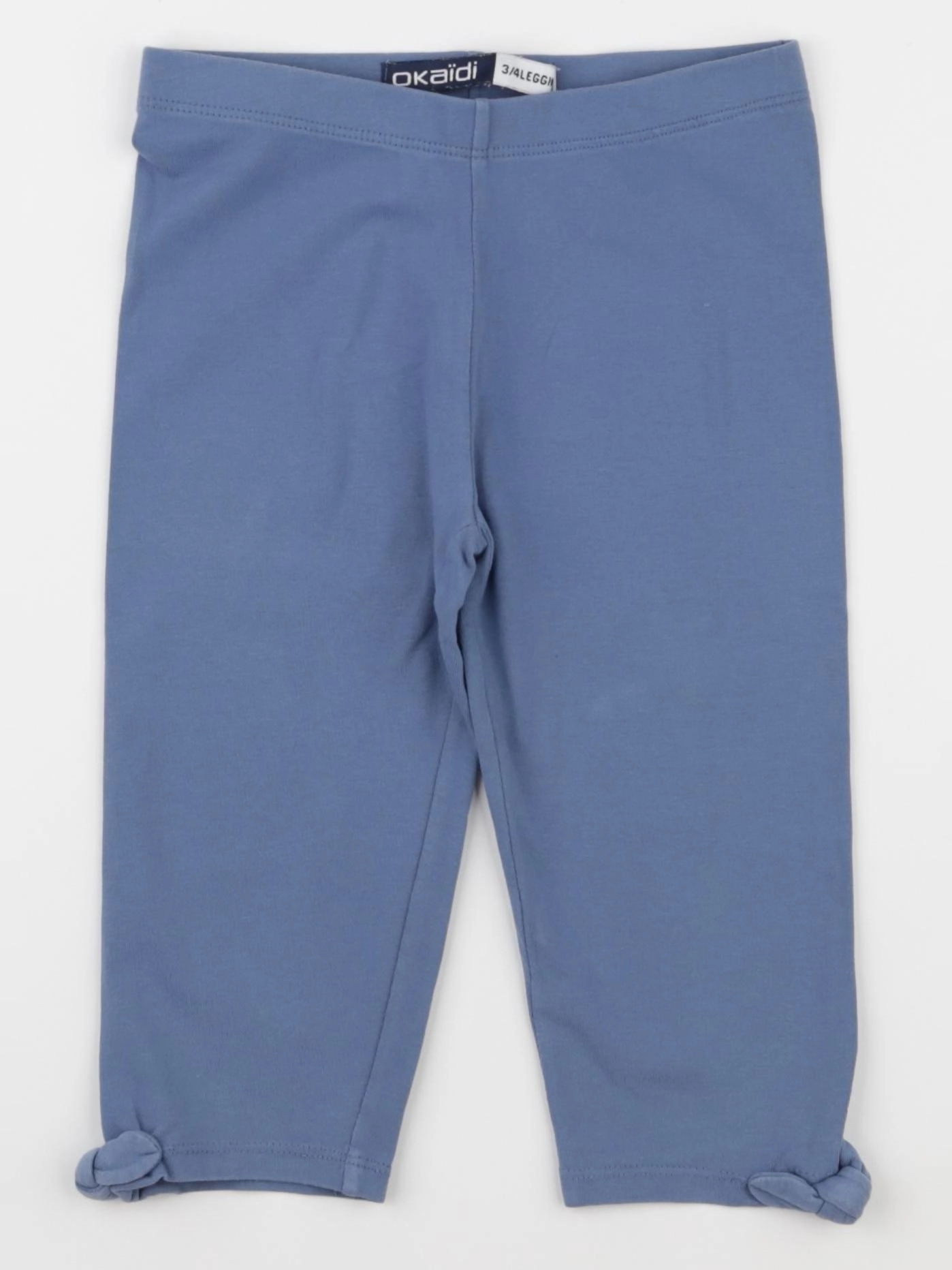 Okaidi - legging court bleu - 3/4 ans