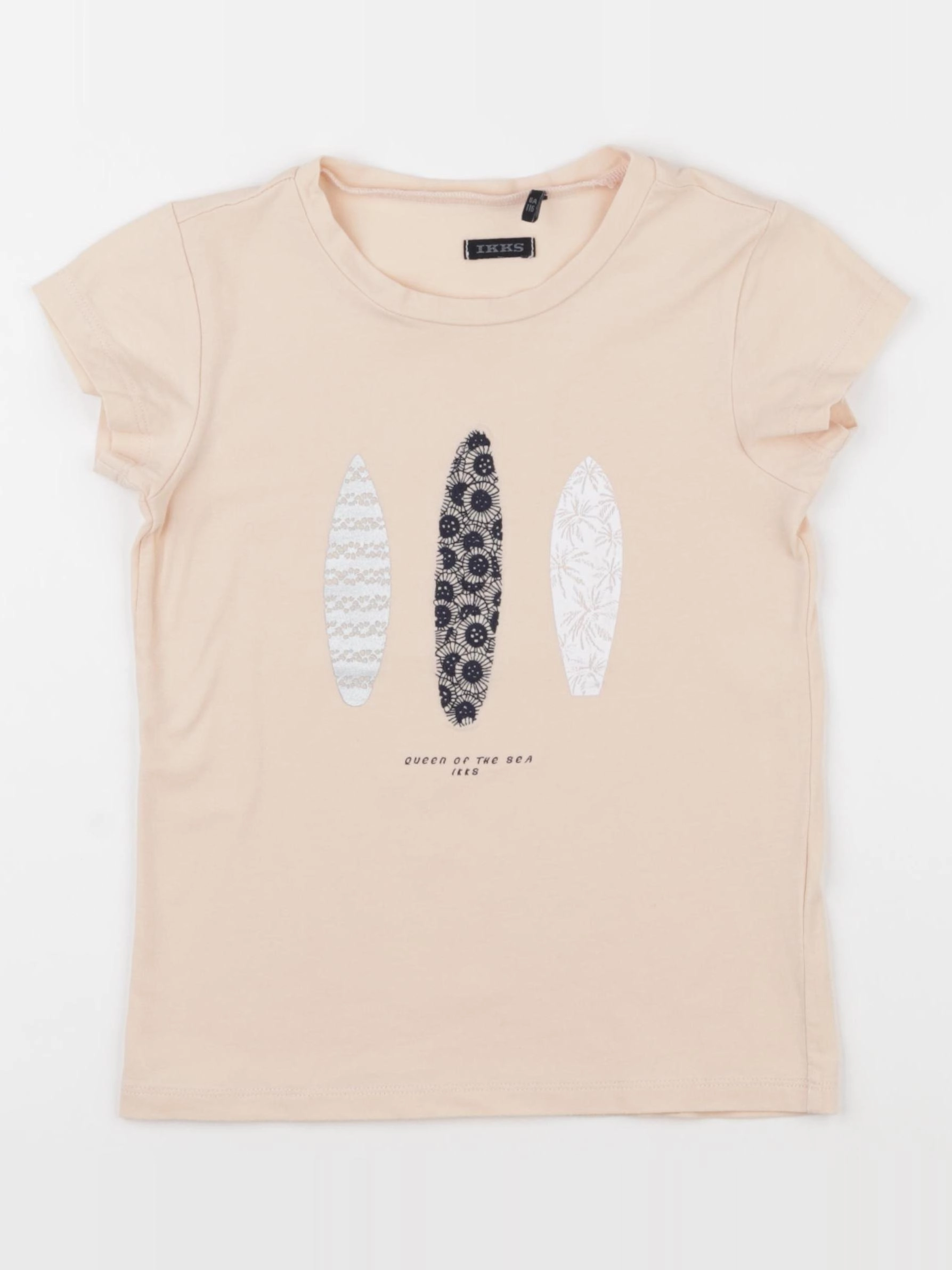 IKKS - tee-shirt rose - 6 ans
