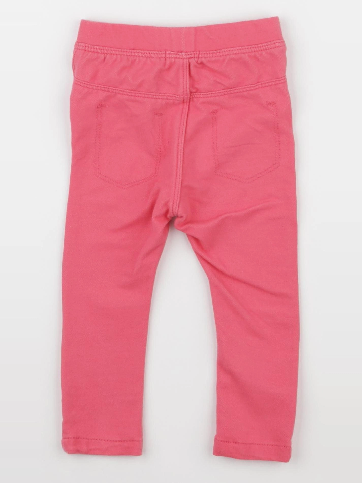 Vertbaudet - jegging rose - 12 mois