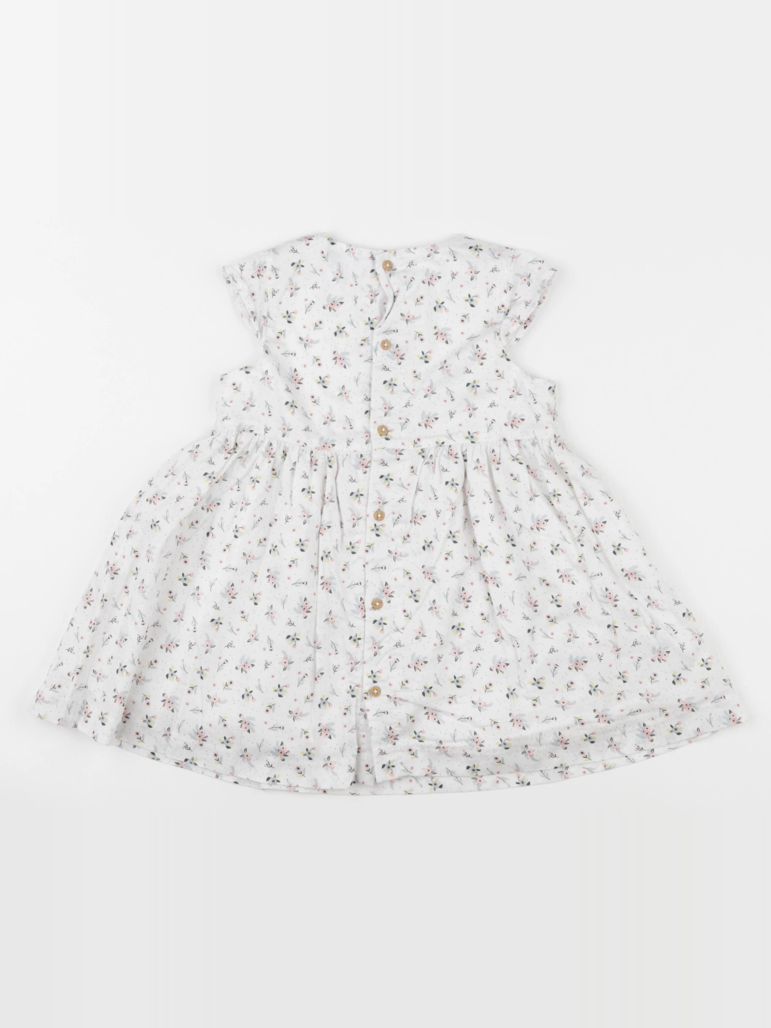Vertbaudet - robe blanc - 3 ans