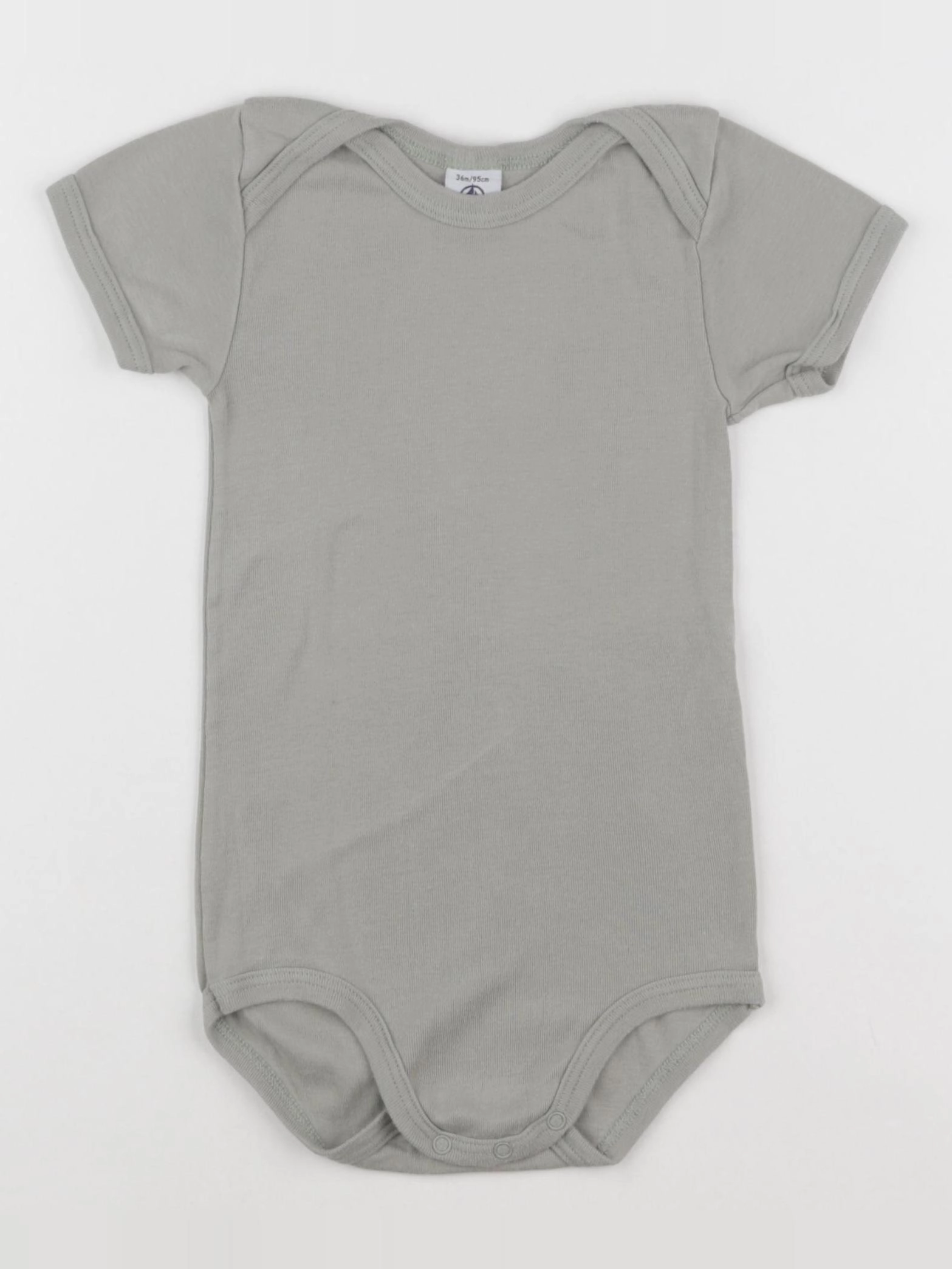 Petit Bateau - body vert - 36 mois
