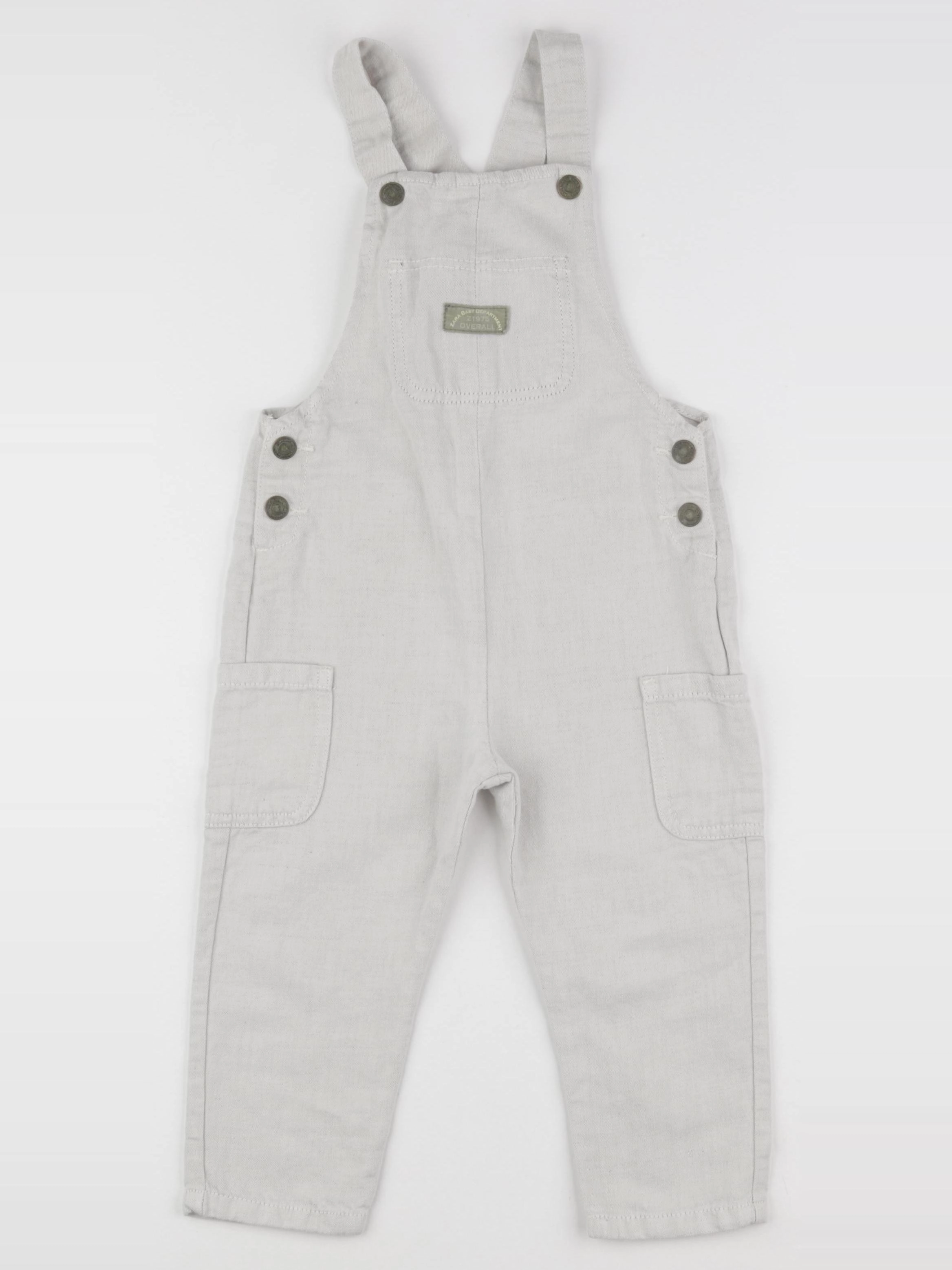 Zara - salopette beige - 18/24 mois