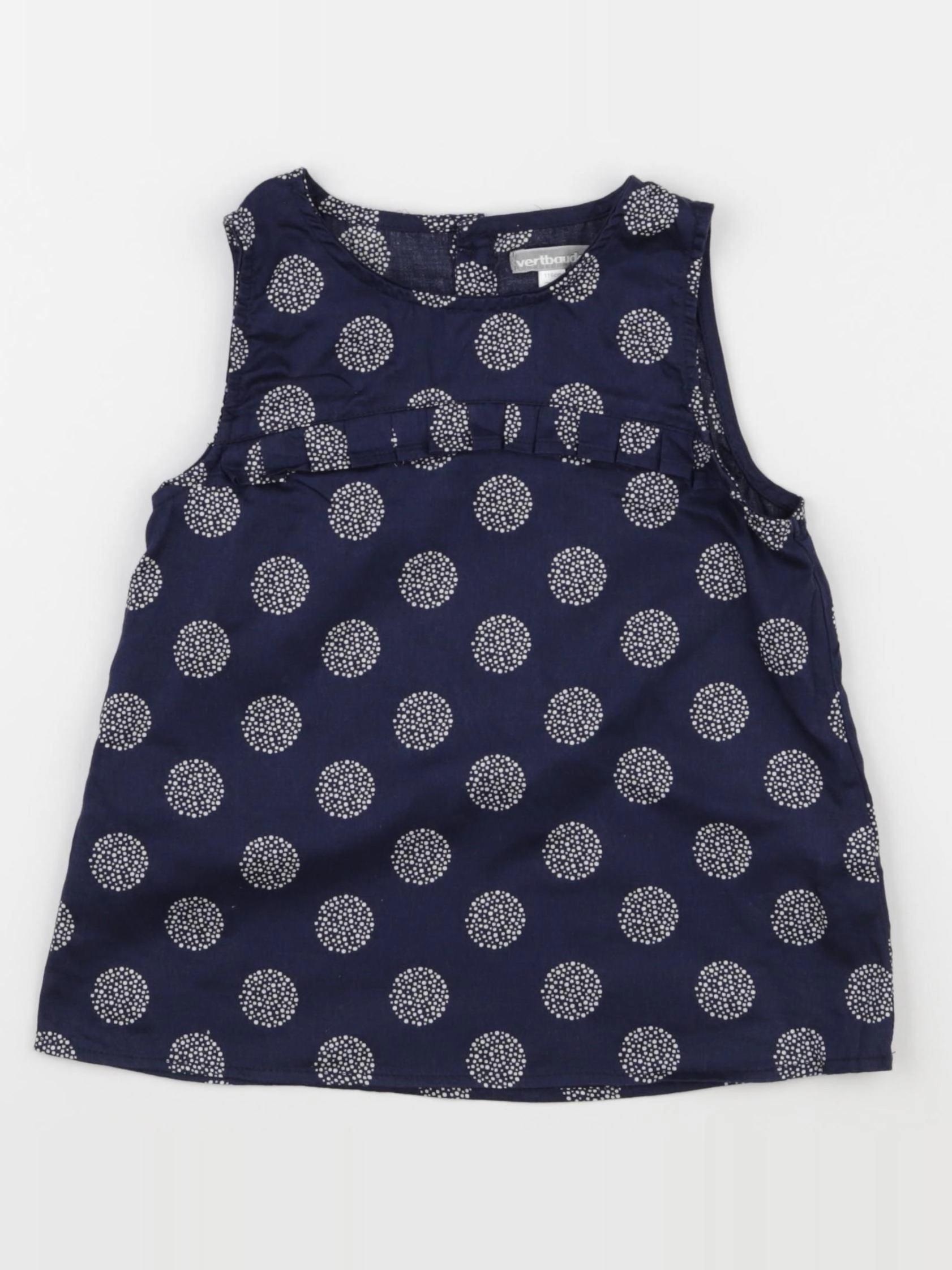 Vertbaudet - débardeur bleu - 6 ans