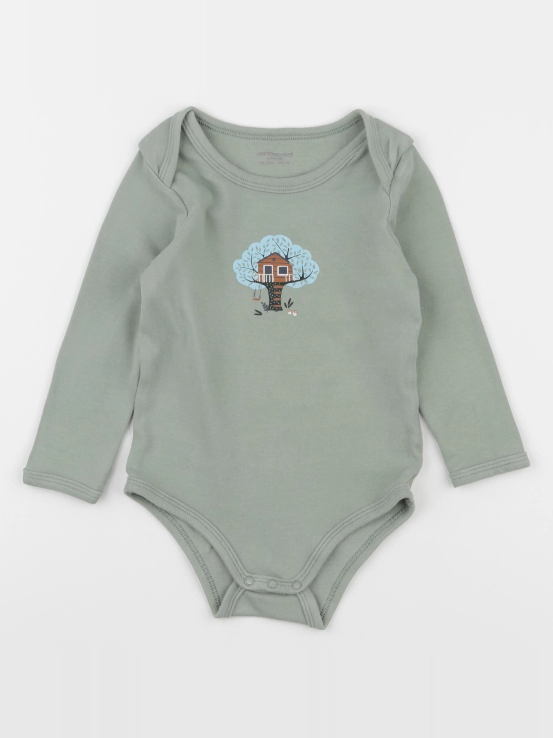 Vertbaudet - body vert - 24 mois