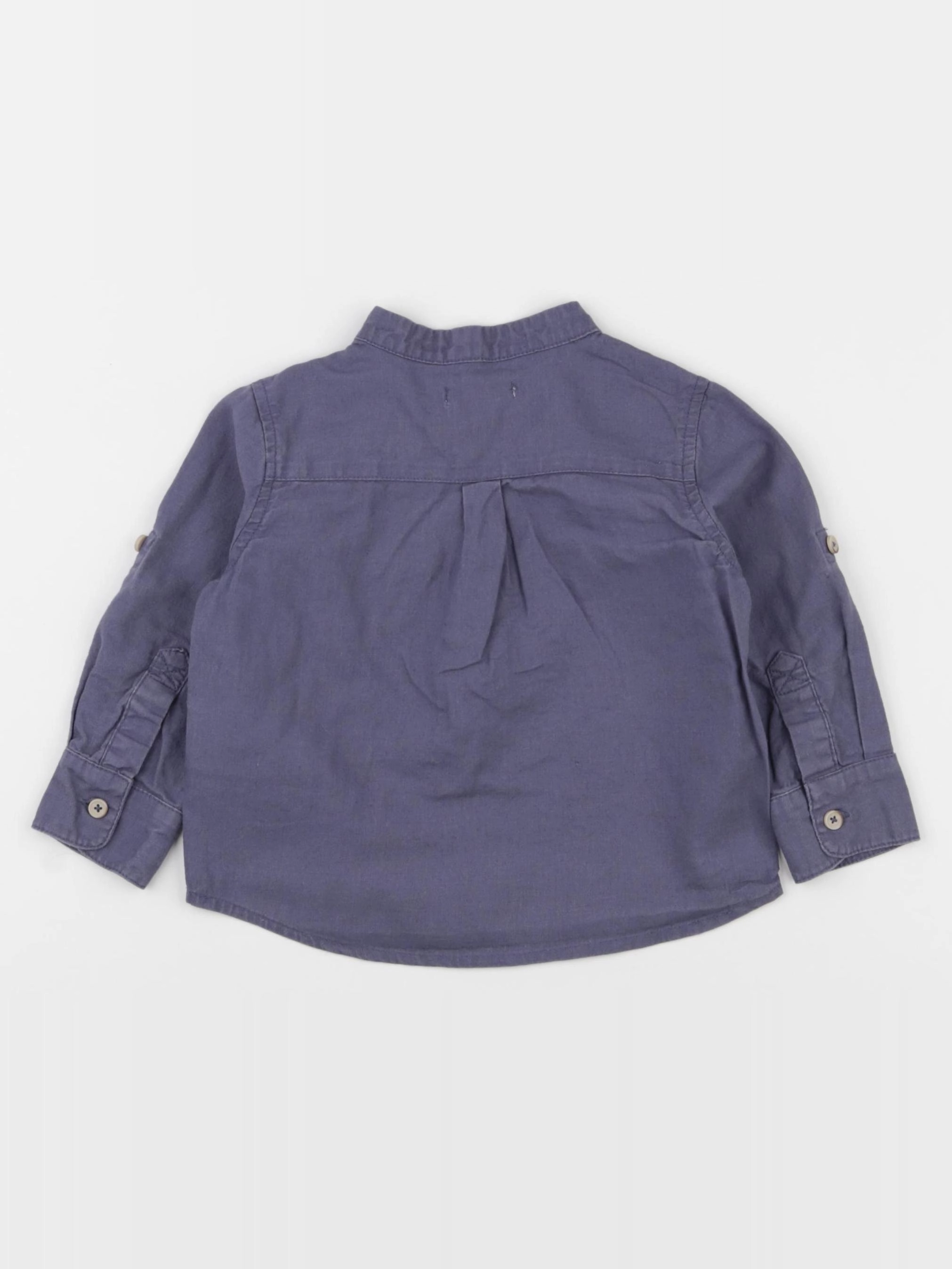 Vertbaudet - chemise bleu - 2 ans