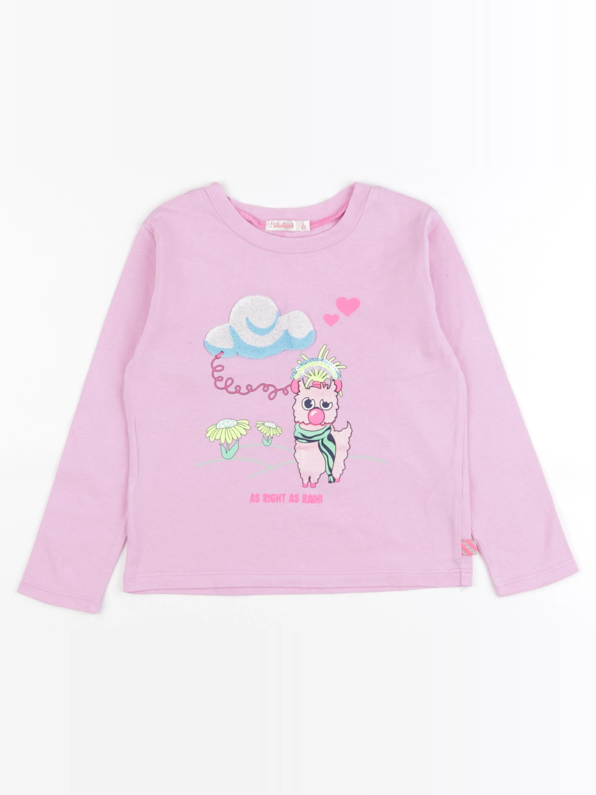 Billie Blush - tee-shirt rose - 5 ans