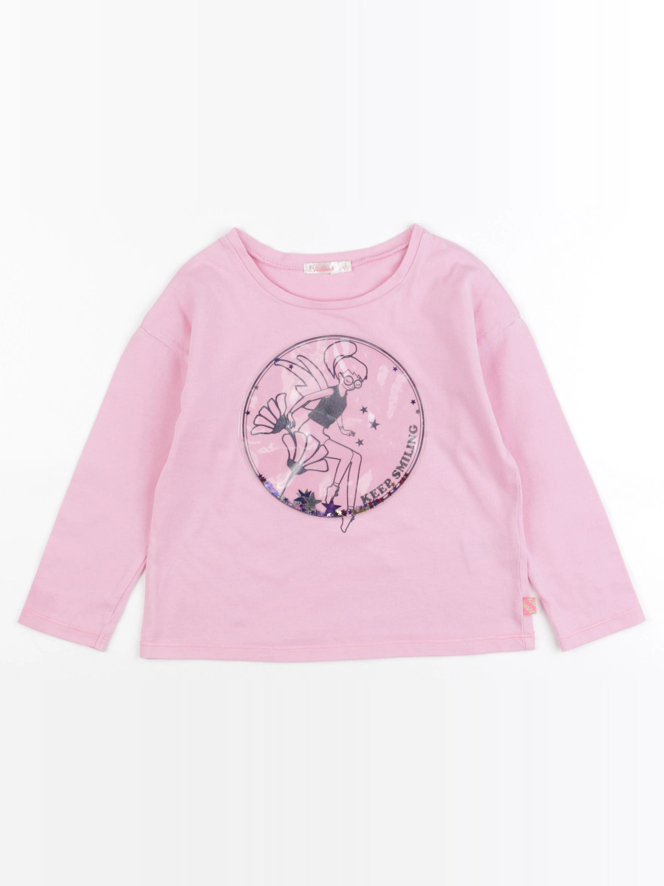 Billie Blush - tee-shirt rose - 8 ans