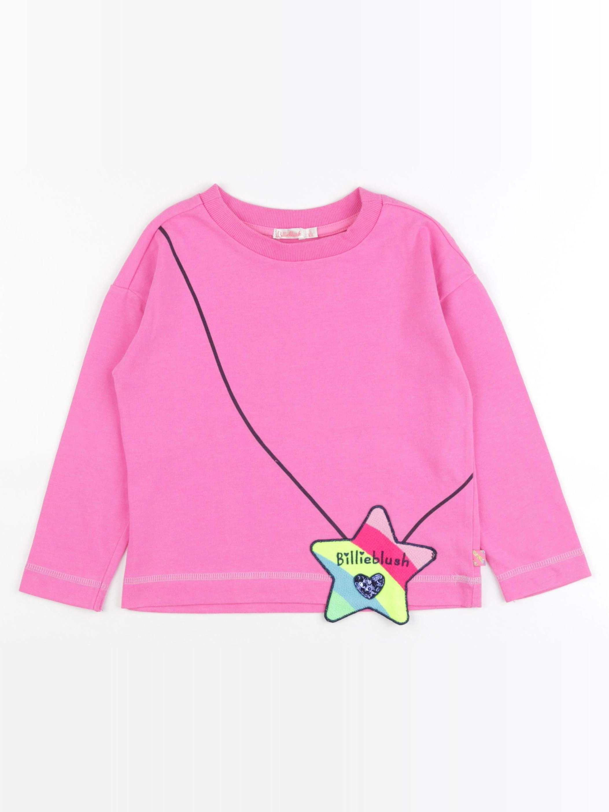 Billie Blush - tee-shirt rose - 5 ans
