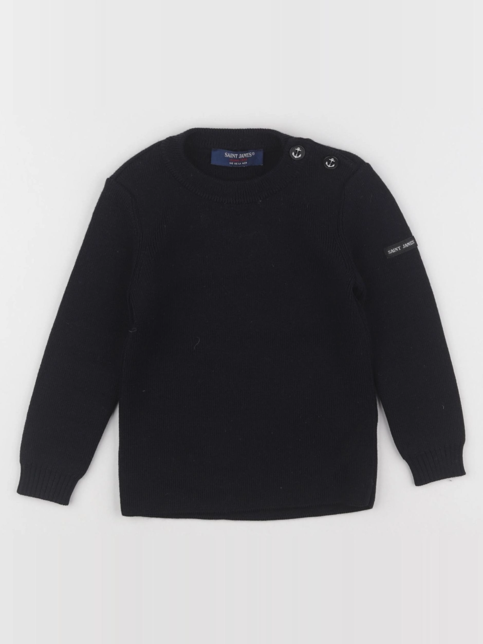 Saint James - pull bleu - 3 ans