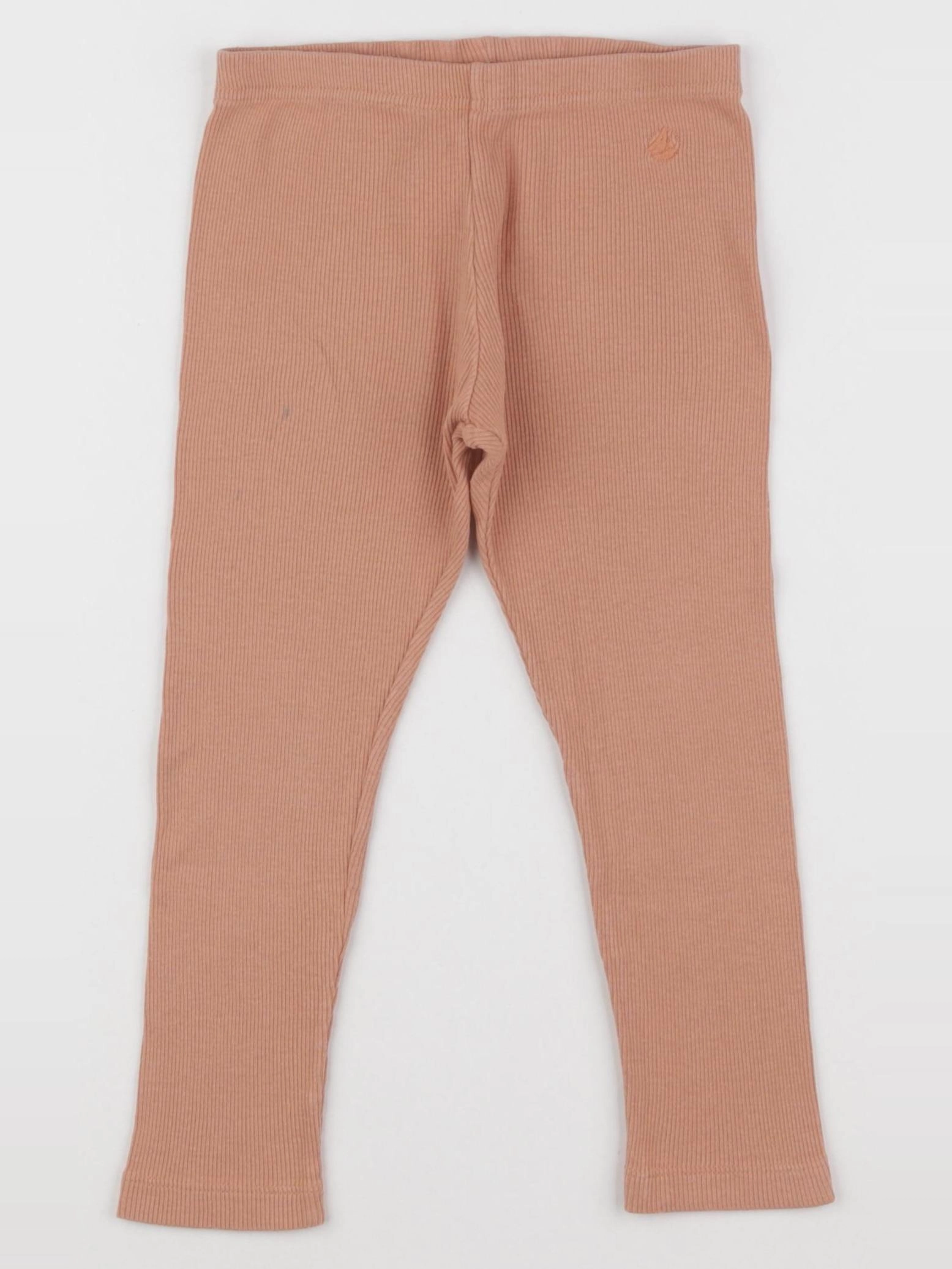 Petit Bateau - legging orange - 3 ans