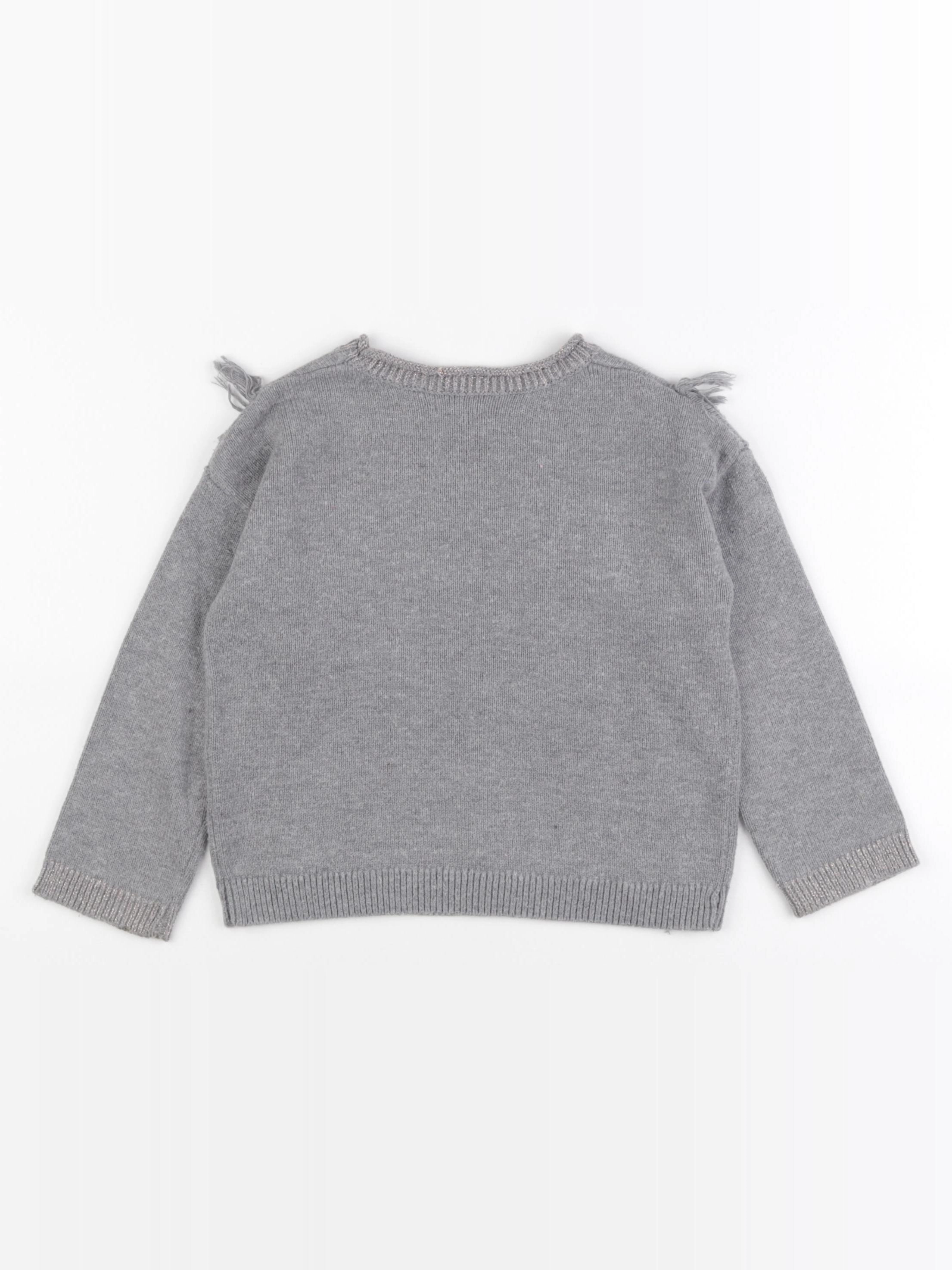 IKKS - pull gris - 3 ans
