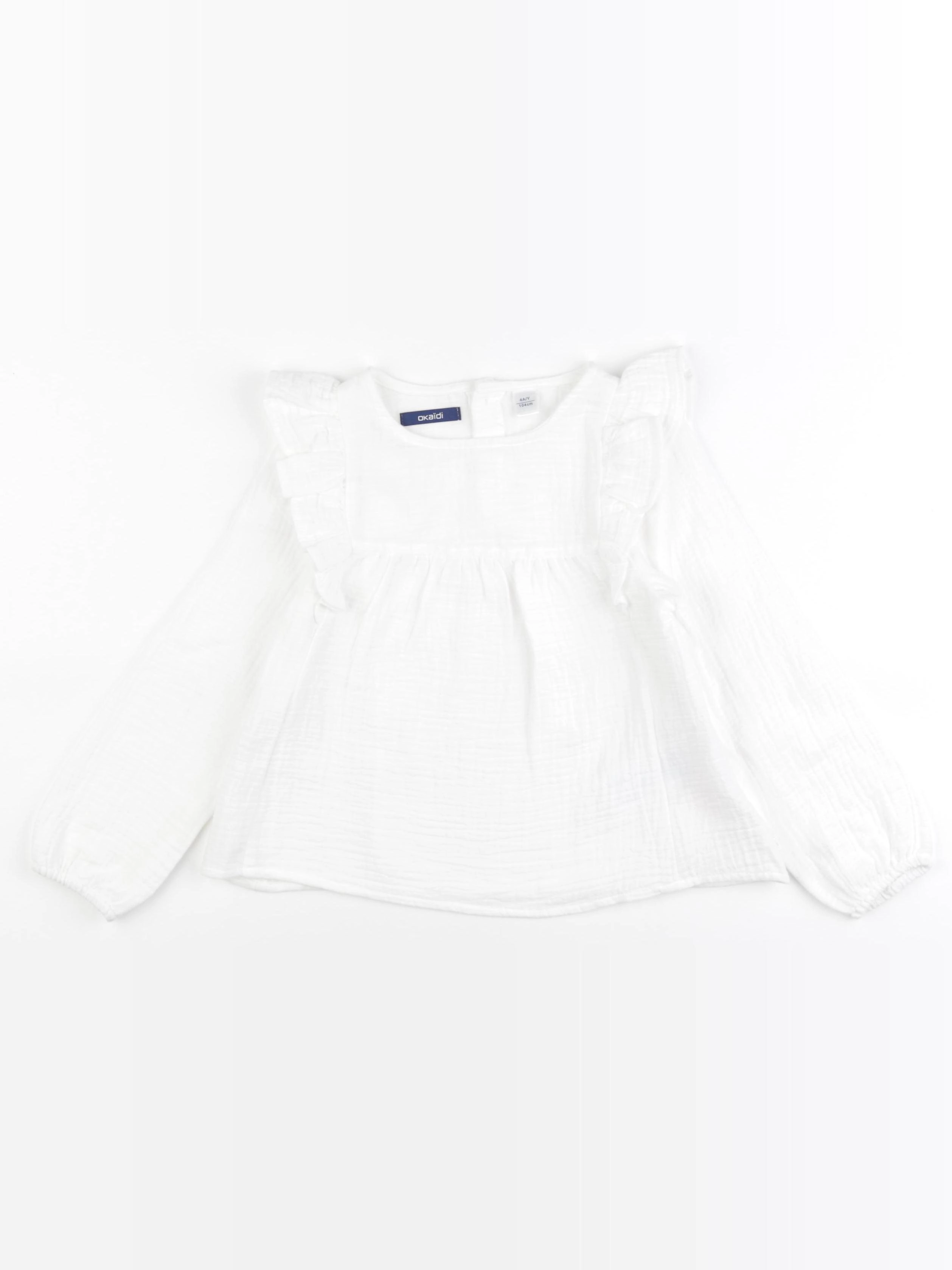 Okaidi - blouse blanc - 4 ans