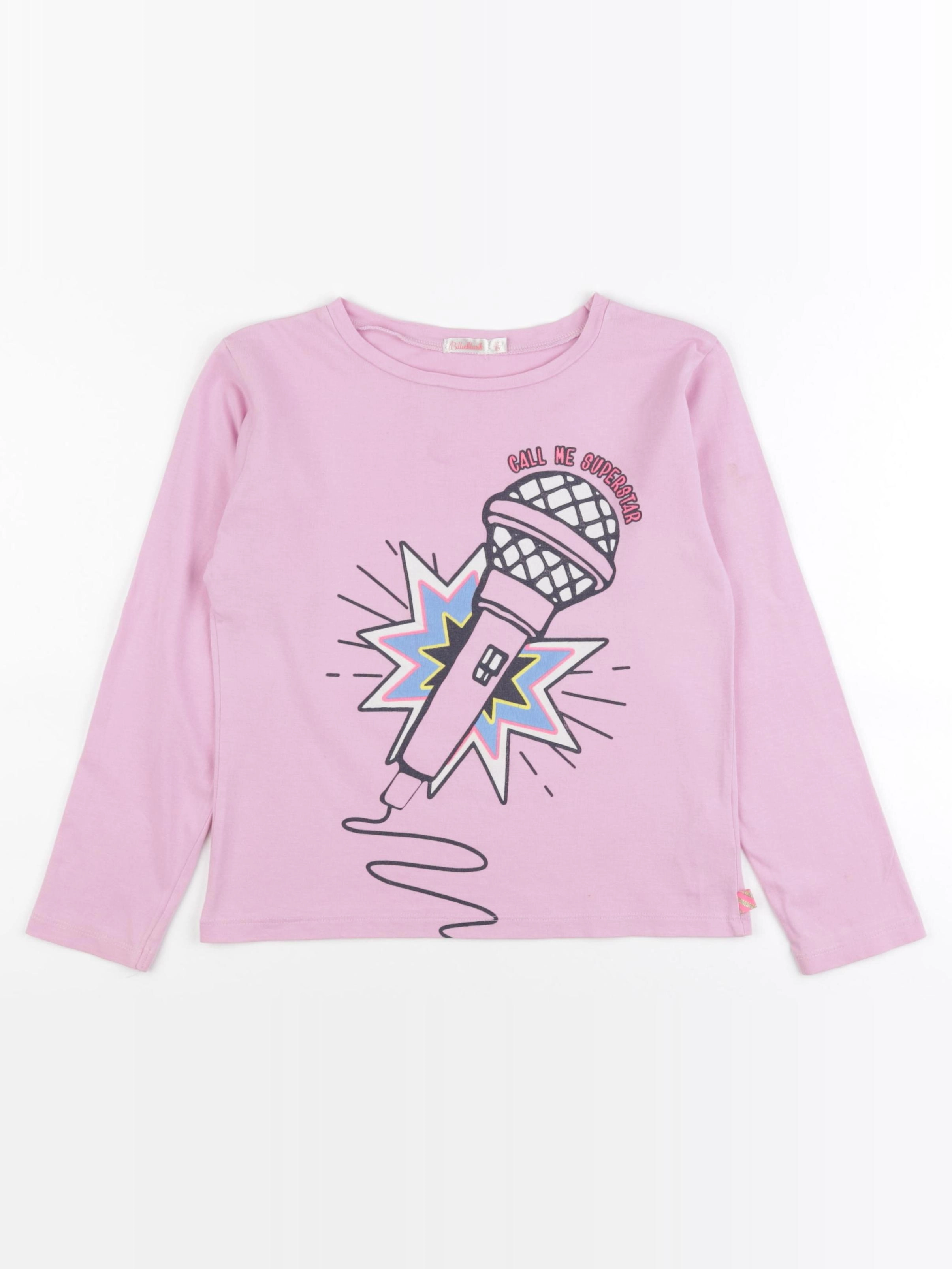 Billie Blush - tee-shirt rose - 8 ans