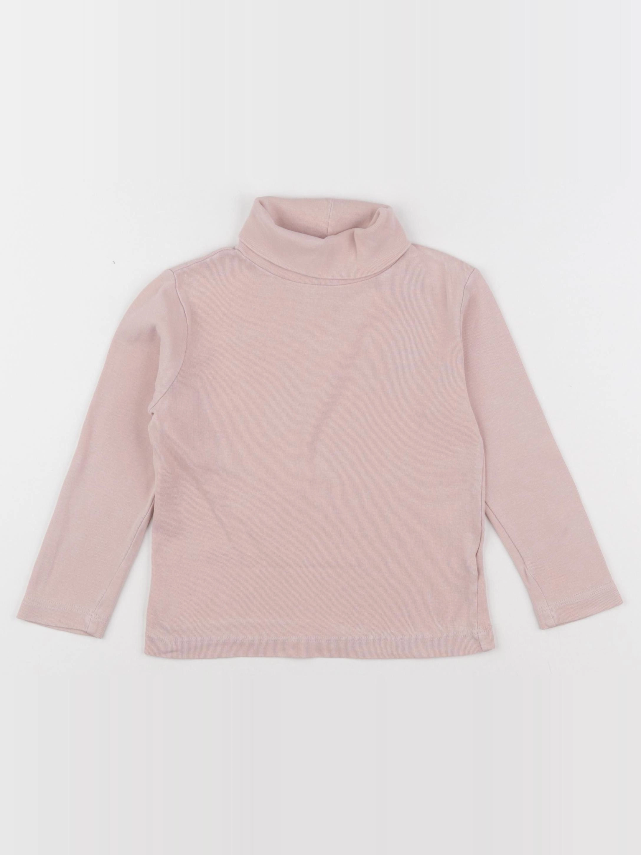 Monoprix - sous-pull rose - 3 ans