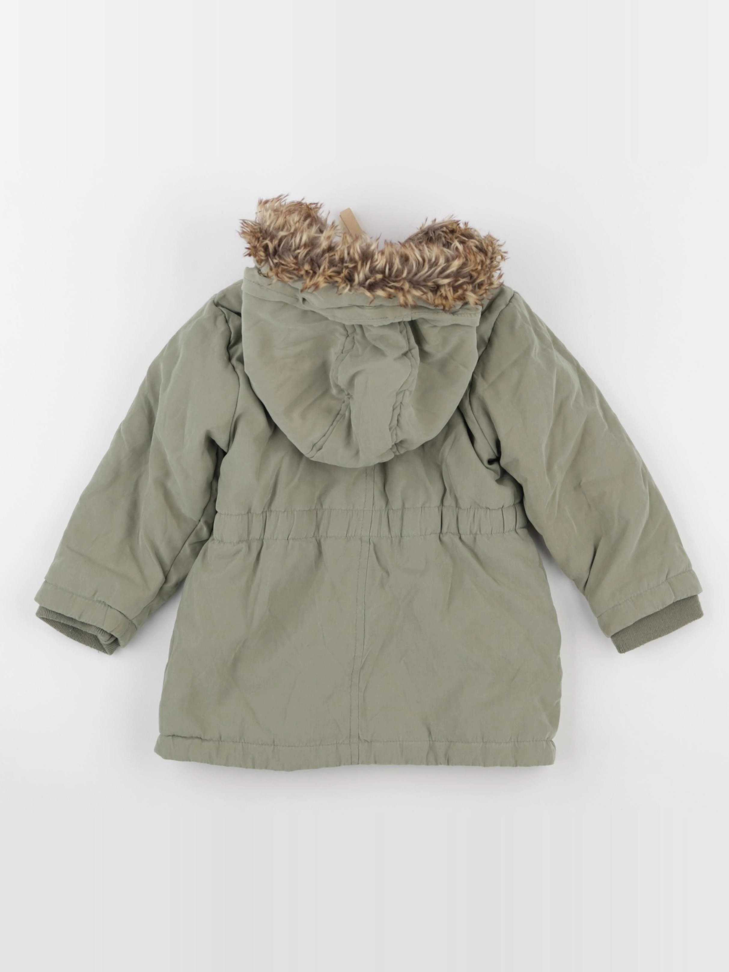 Vertbaudet - manteau vert - 2 ans