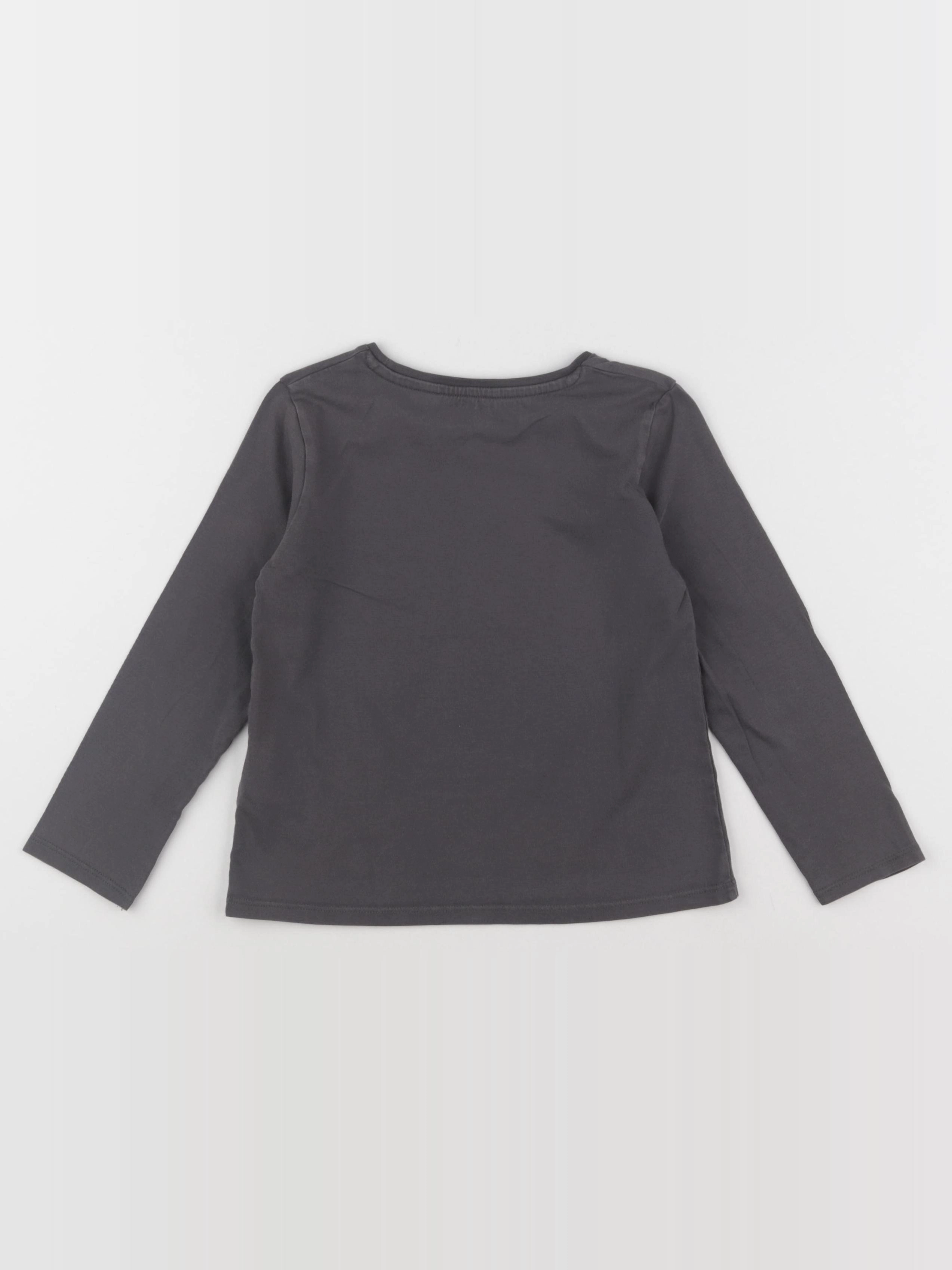 Vertbaudet - tee-shirt gris - 5 ans