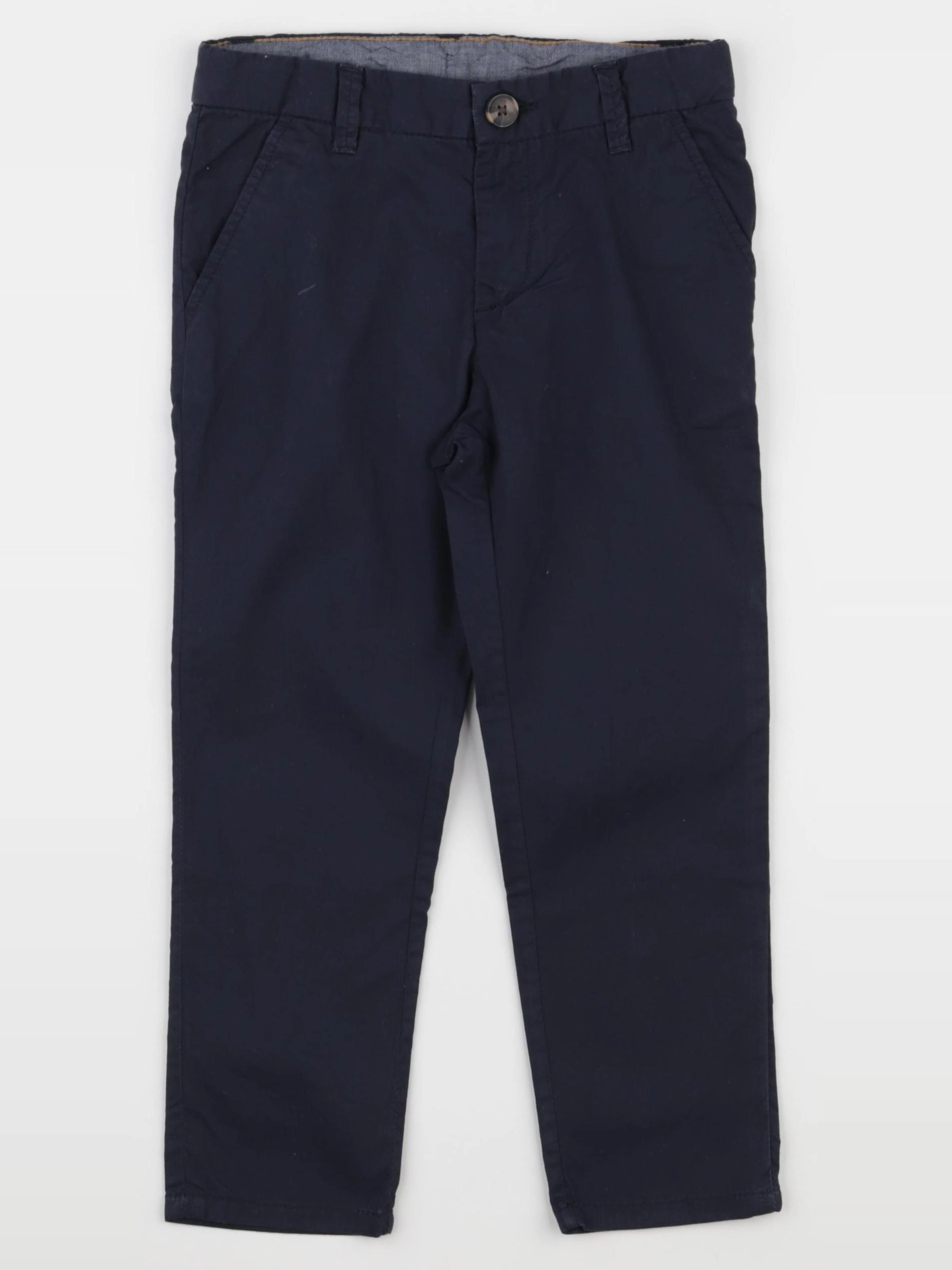 H&M - pantalon bleu - 4/5 ans