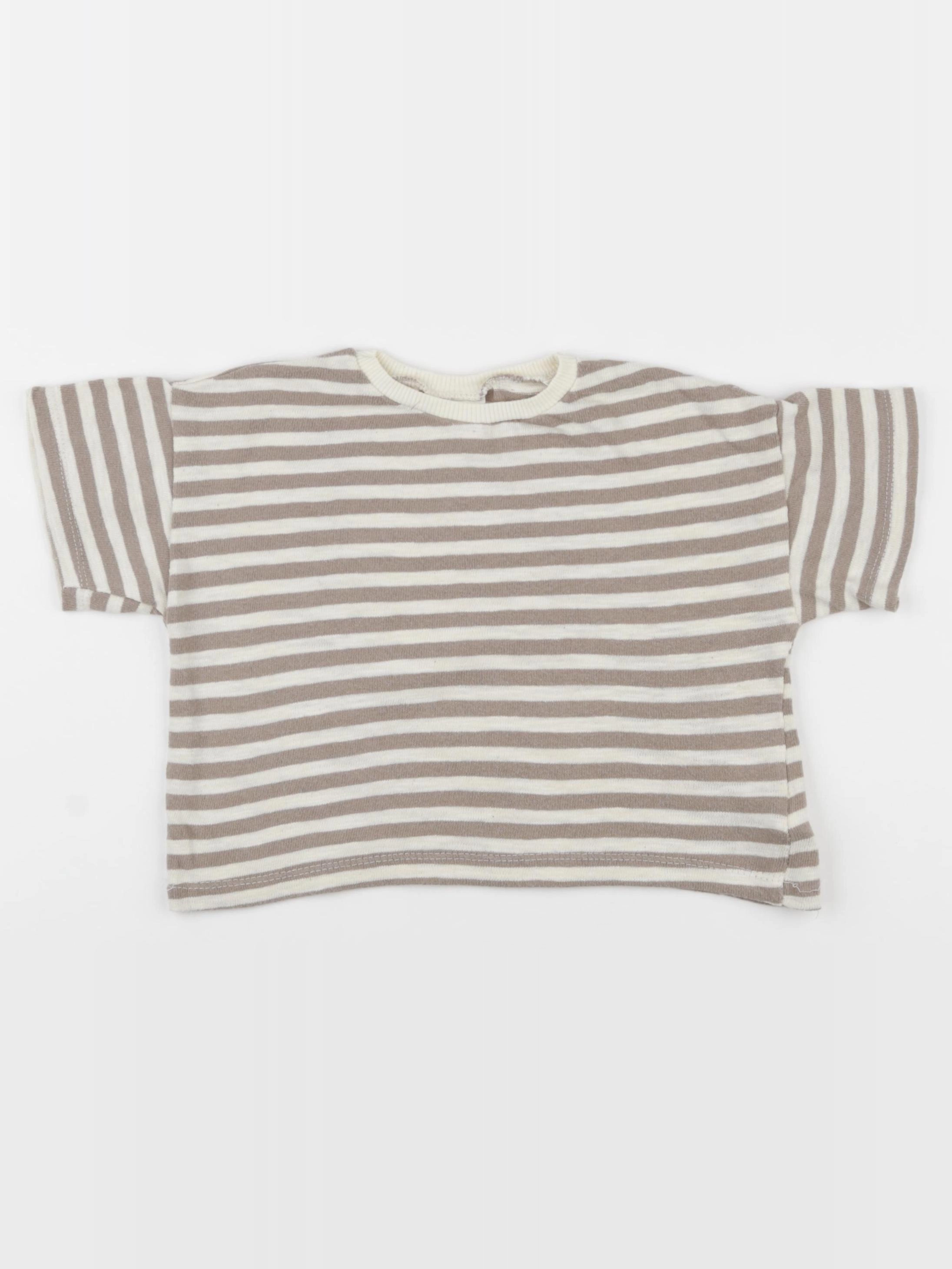 Zara - tee-shirt beige - 4 ans