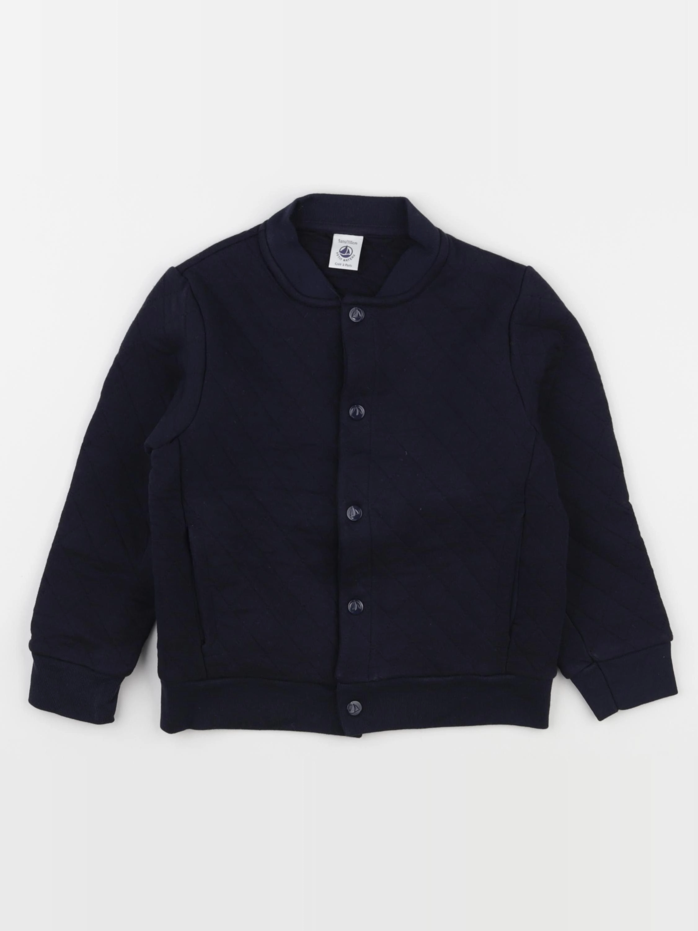 Petit Bateau - veste bleu - 5 ans