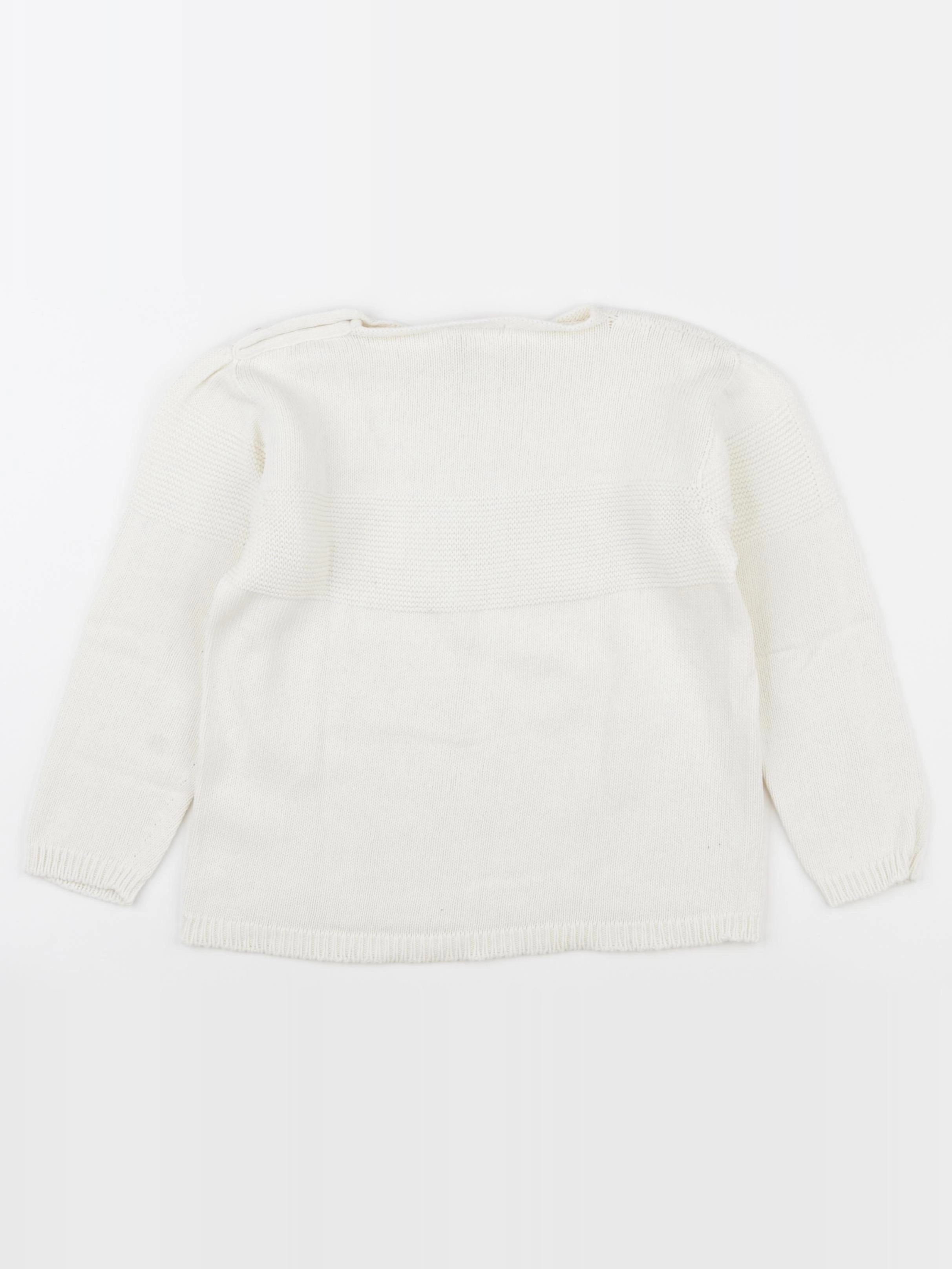 Les Enfantines - pull beige - 5/6 ans
