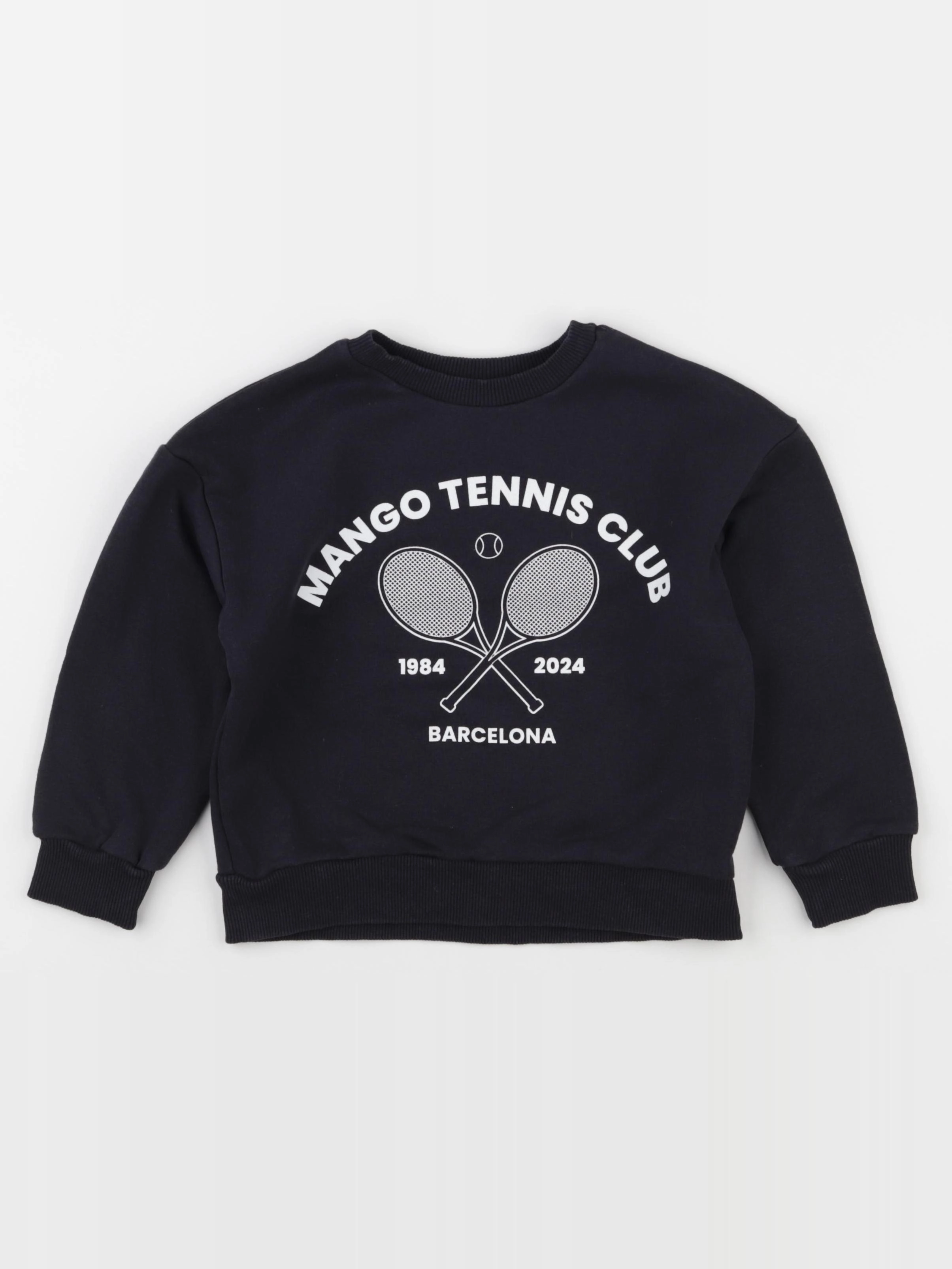 Mango - sweat noir - 5/6 ans