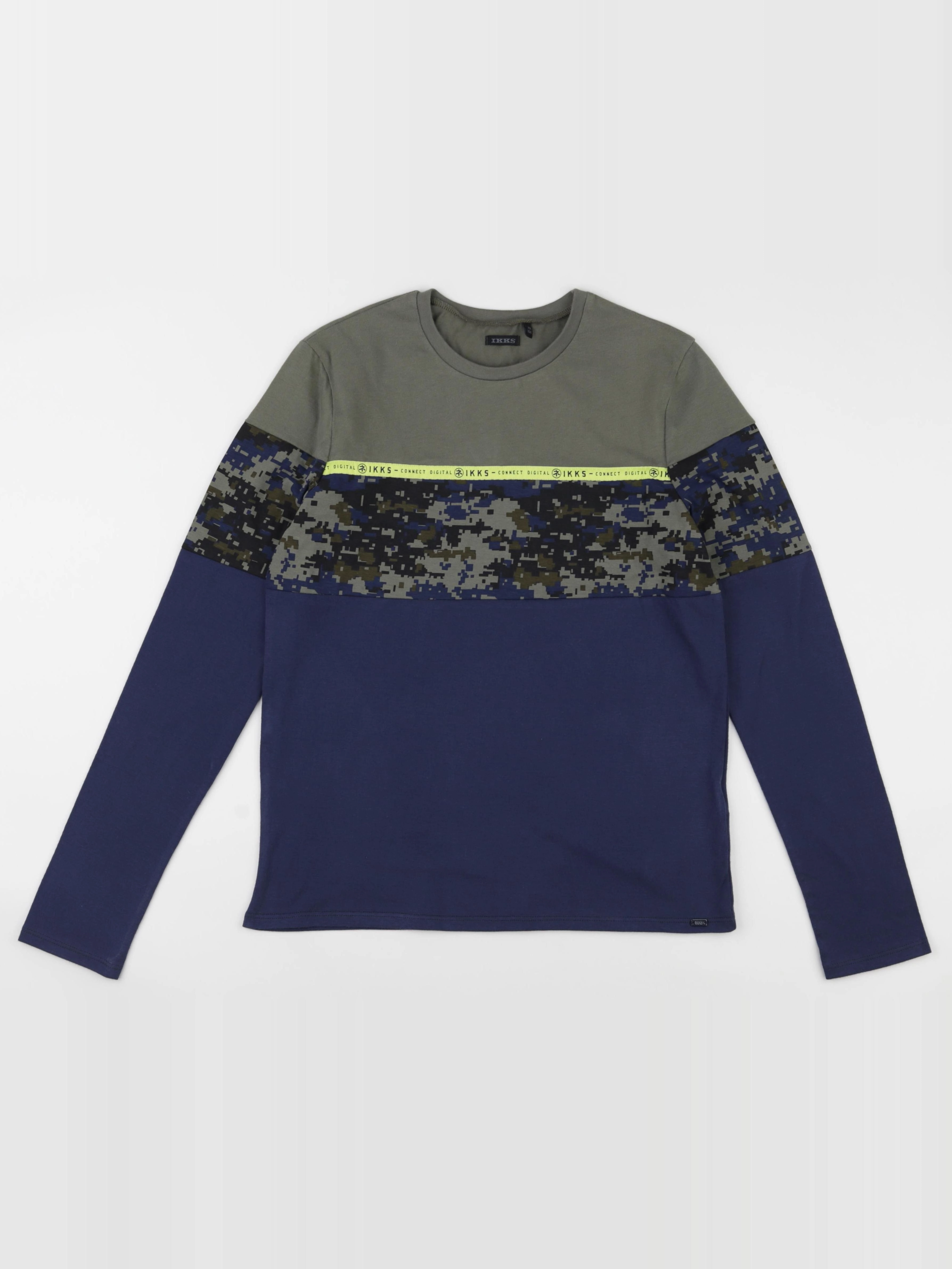 IKKS - tee-shirt vert, bleu - 14 ans
