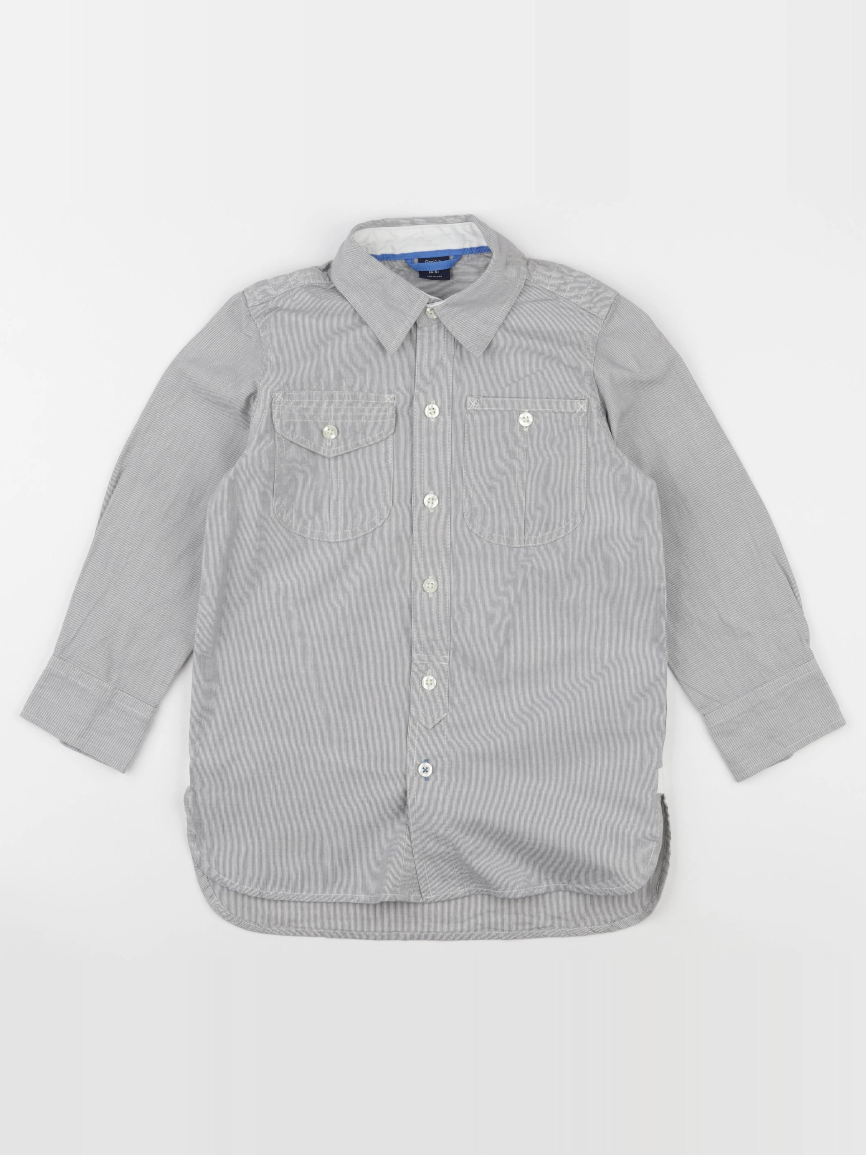 GAP - chemise gris - 8/9 ans