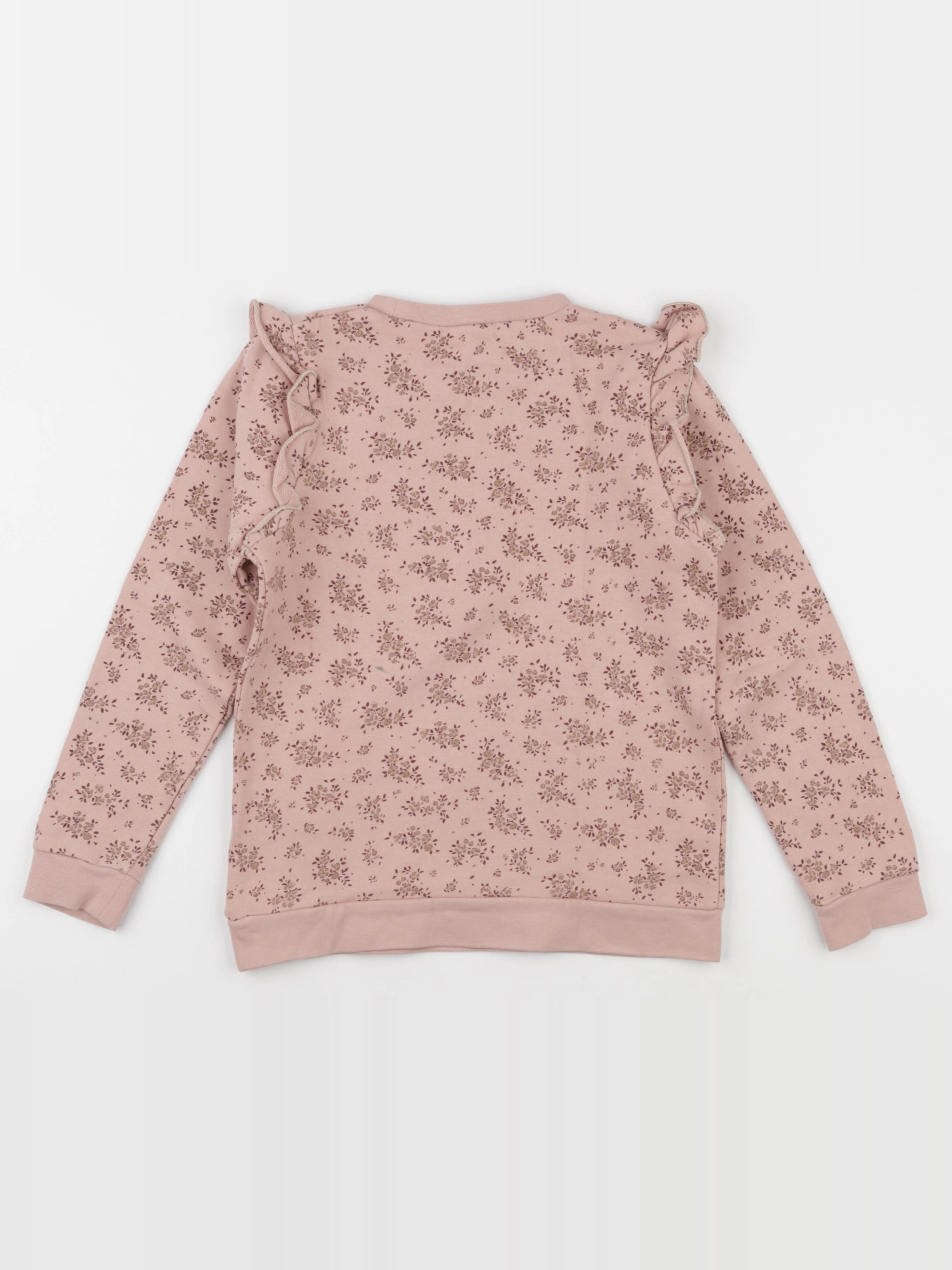 Vertbaudet - sweat rose - 8 ans