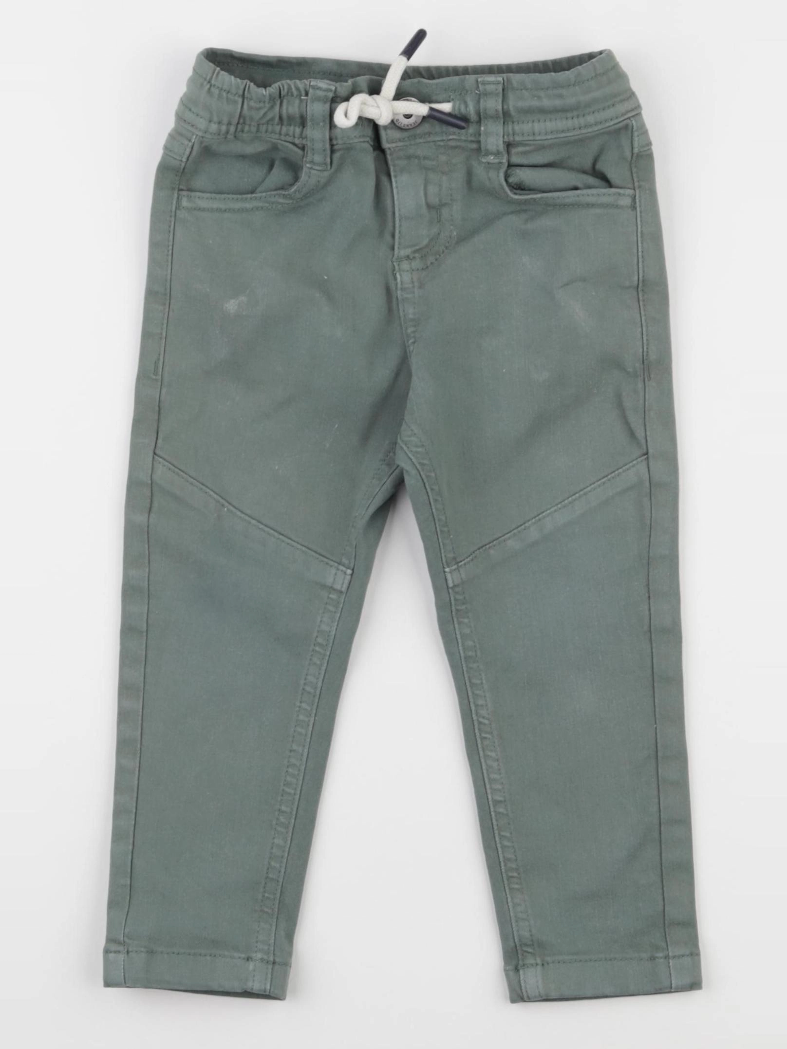 Vertbaudet - pantalon vert - 2 ans