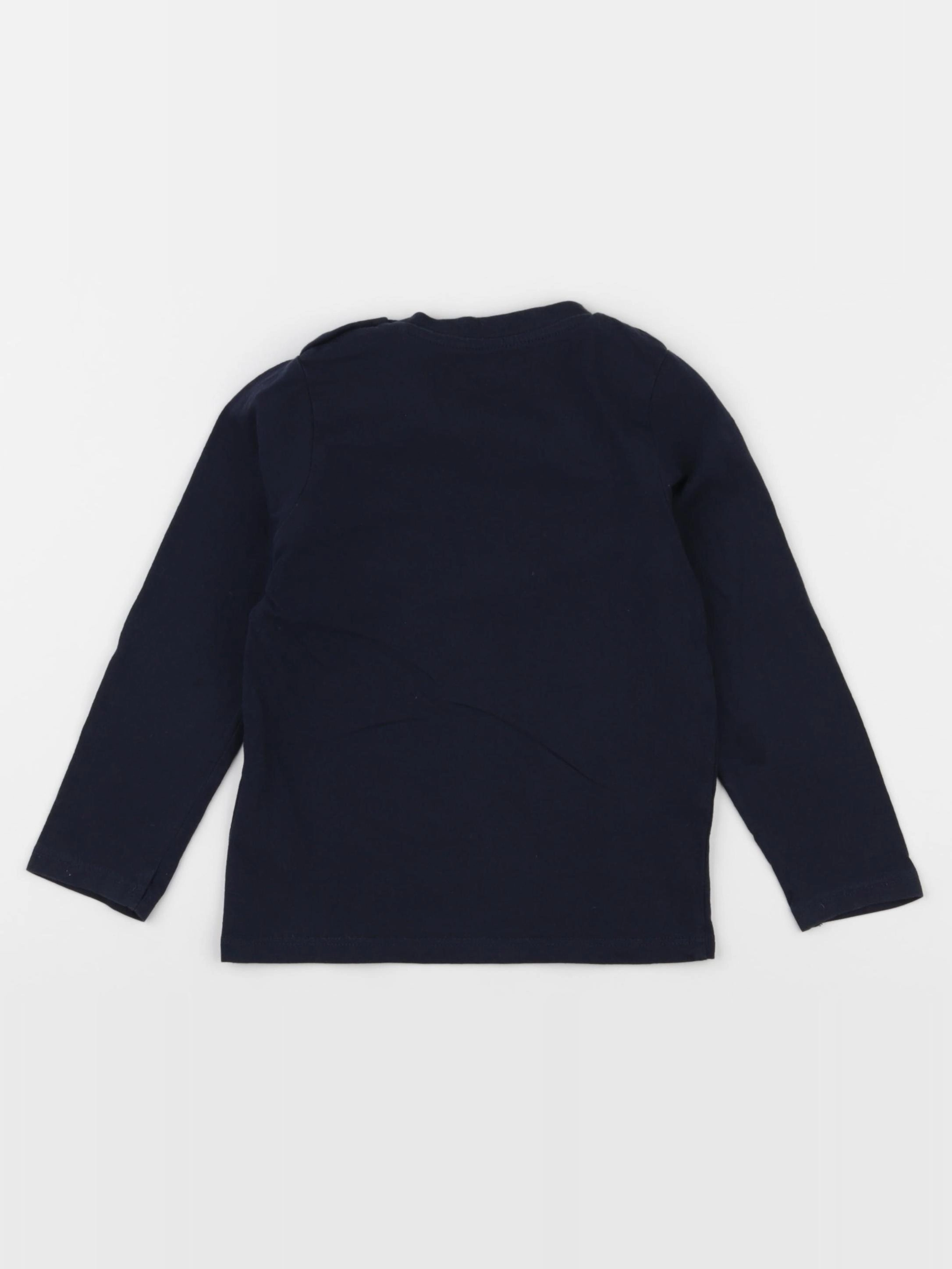 Vertbaudet - tee-shirt bleu - 3 ans