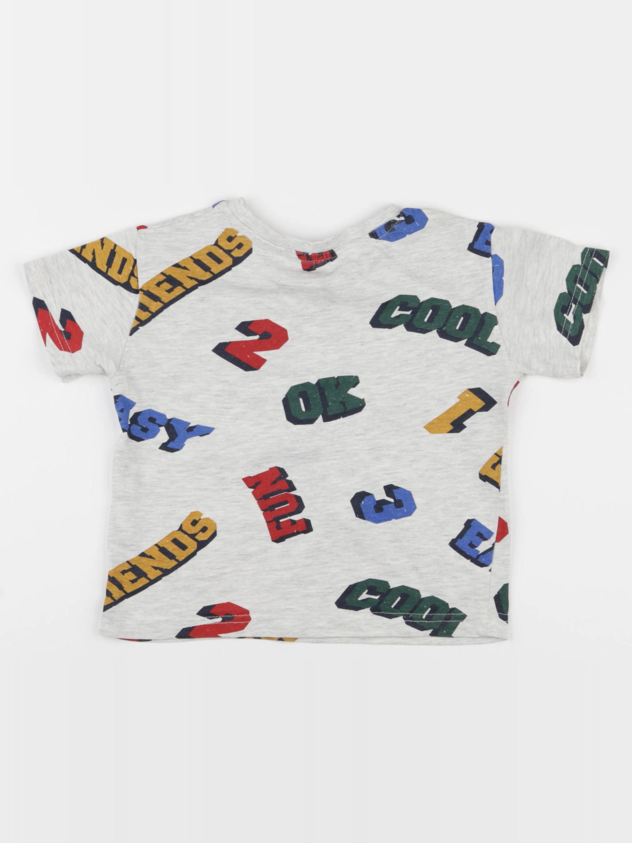 Vertbaudet - tee-shirt gris - 3 ans