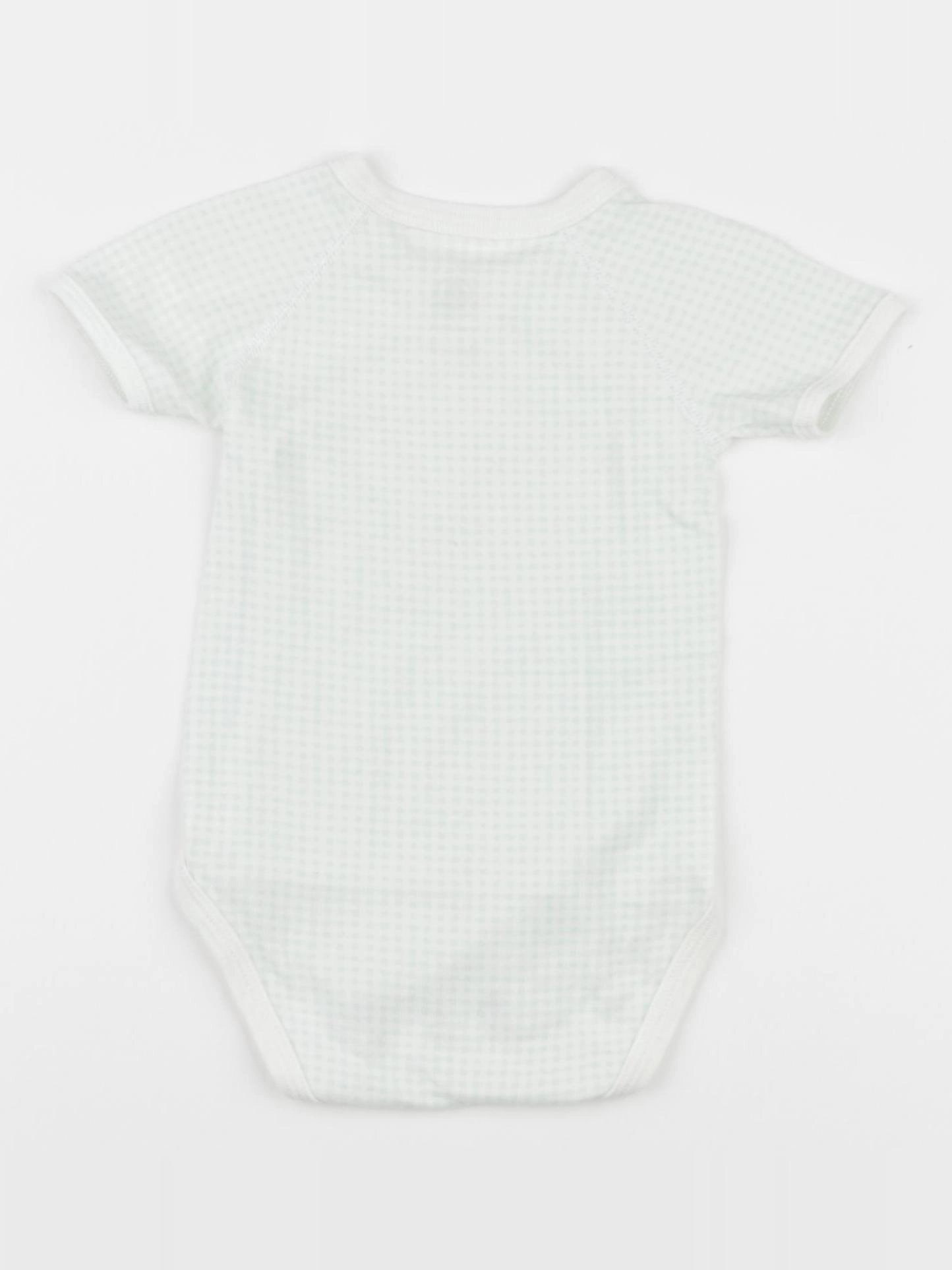 Petit Bateau - body vert - 6 mois