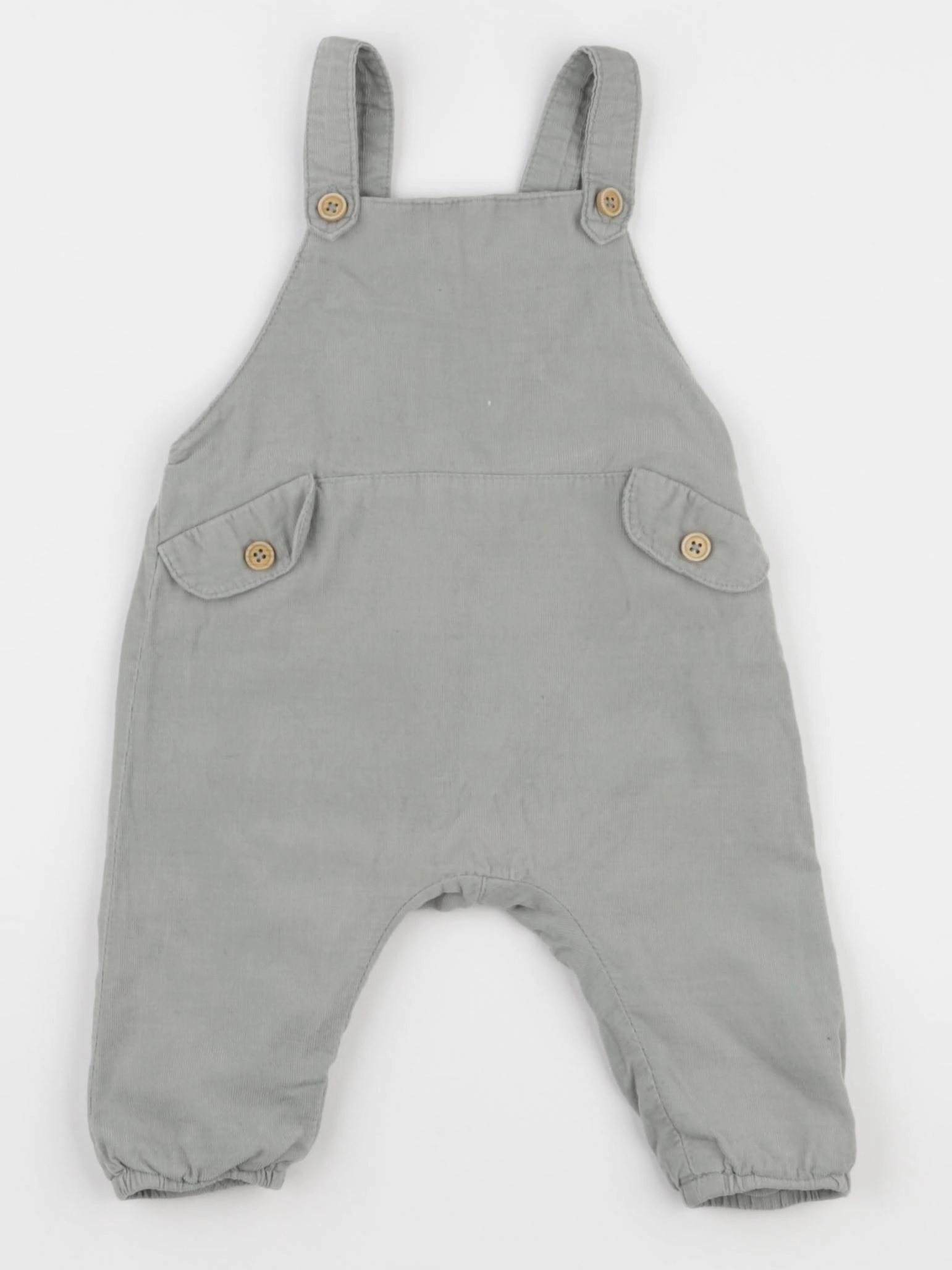 Zara - salopette vert - 1/3 mois