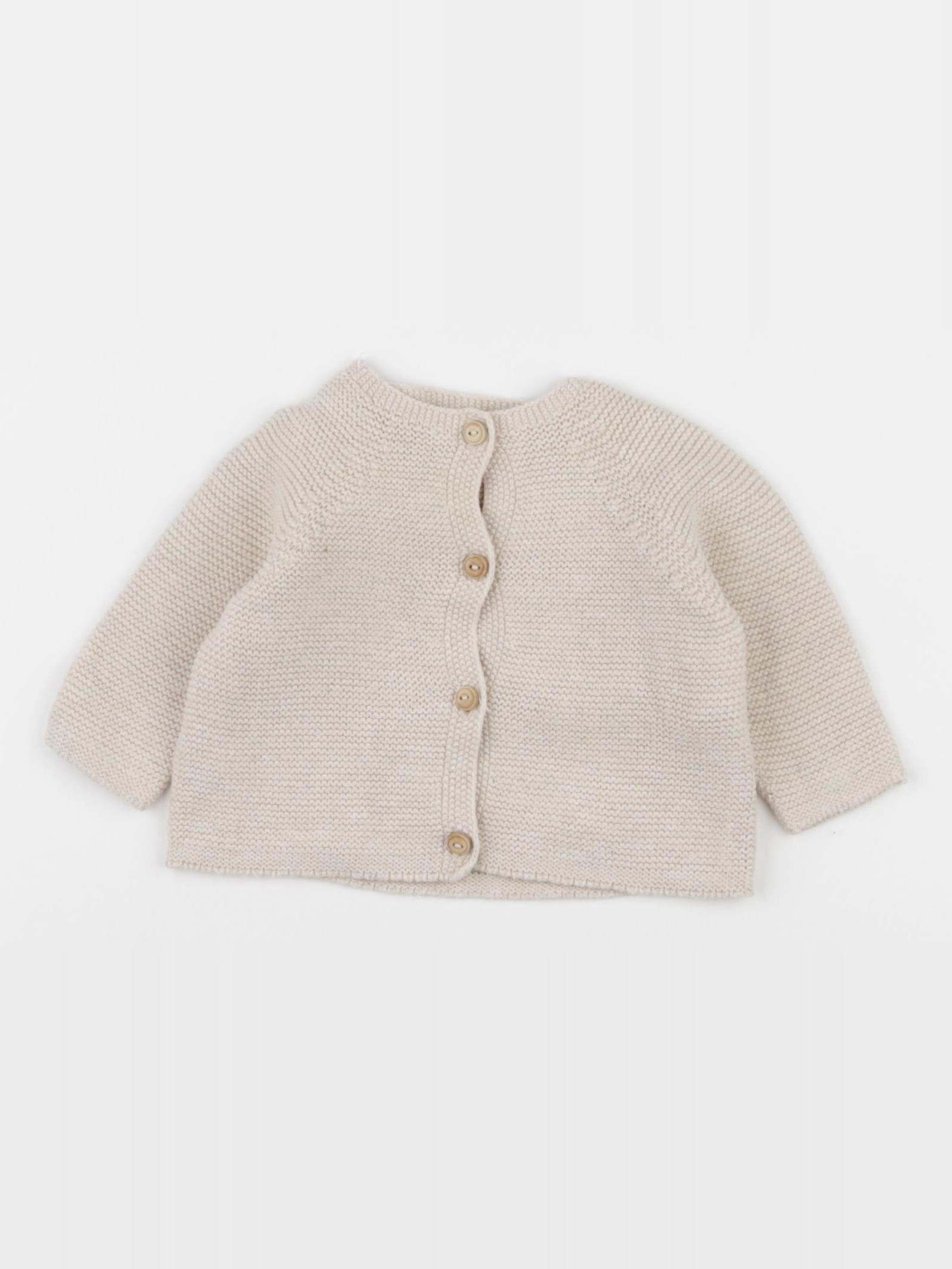 Zara - gilet beige - 0/1 mois