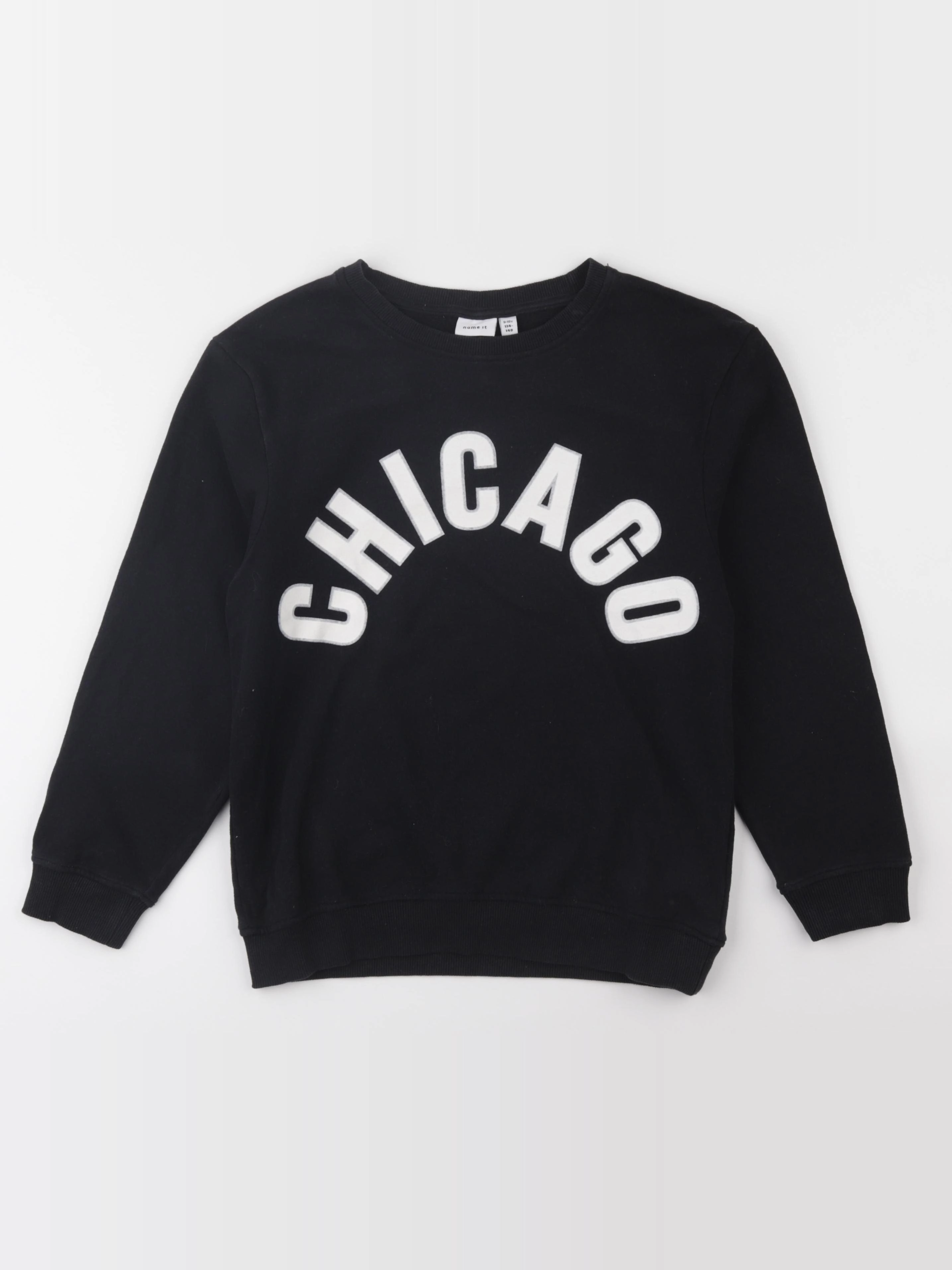 Name it - sweat noir - 9/10 ans